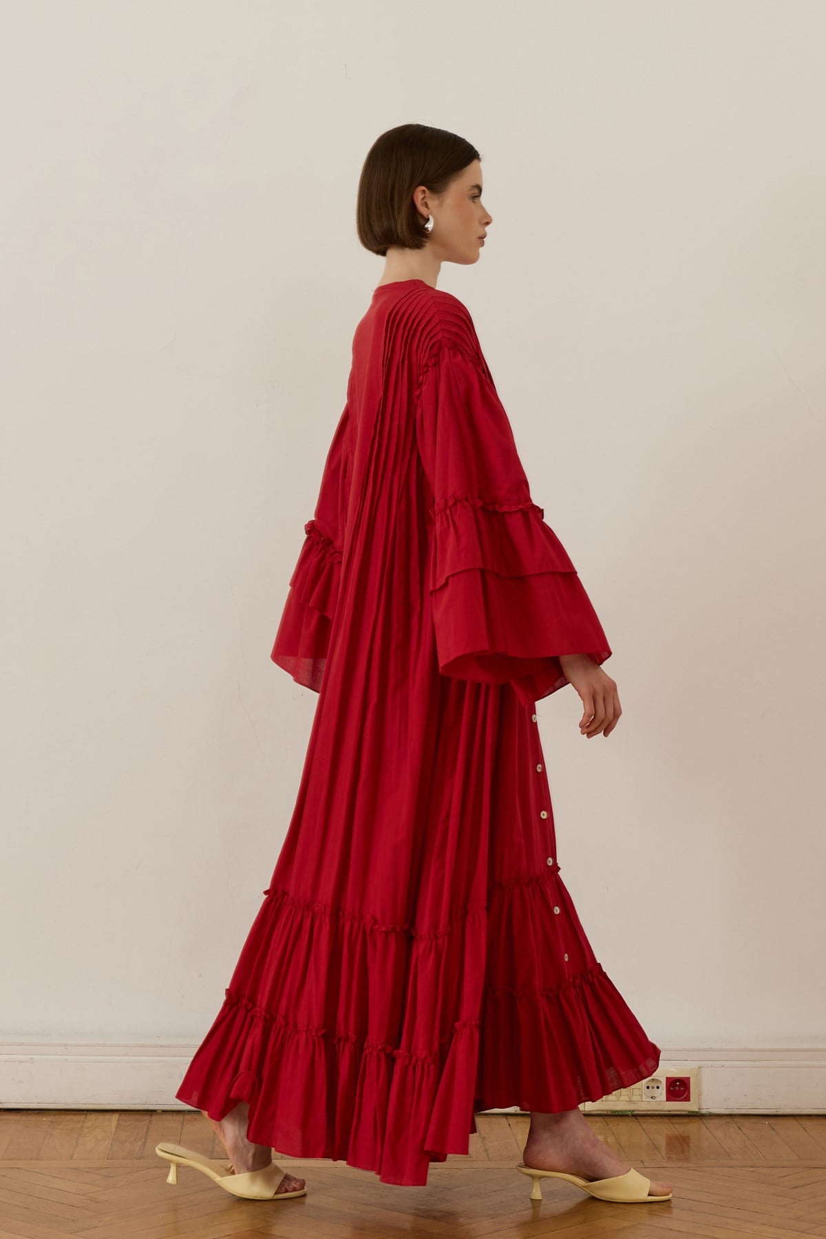 Sareena Voile Dress Kırmızı