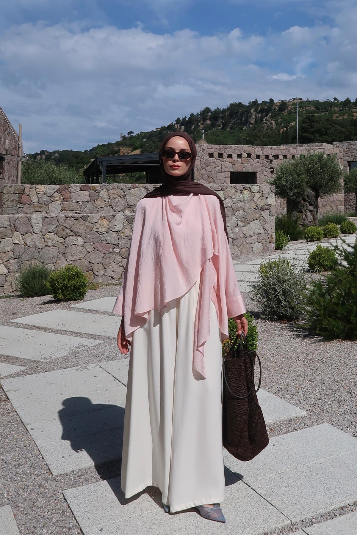 Soft Pembe Luce Bluz 