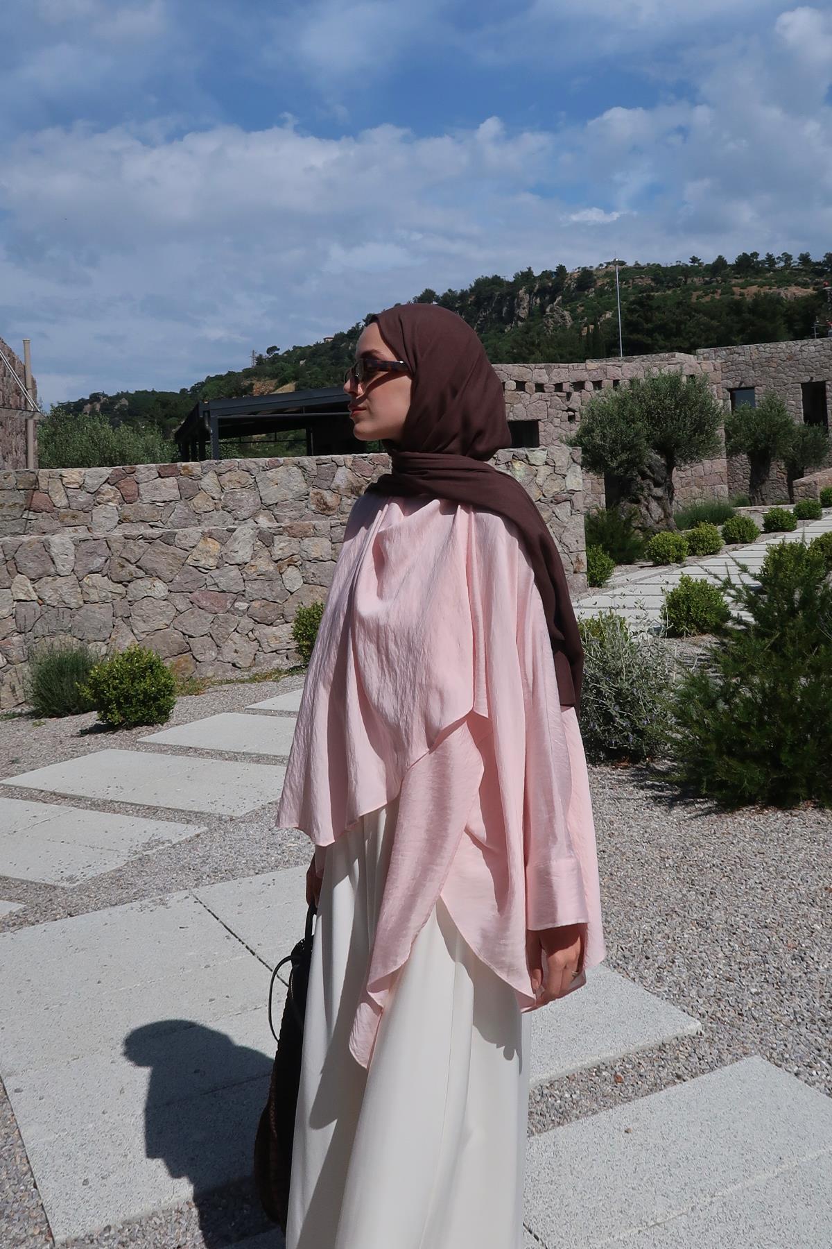 Soft Pembe Luce Bluz 
