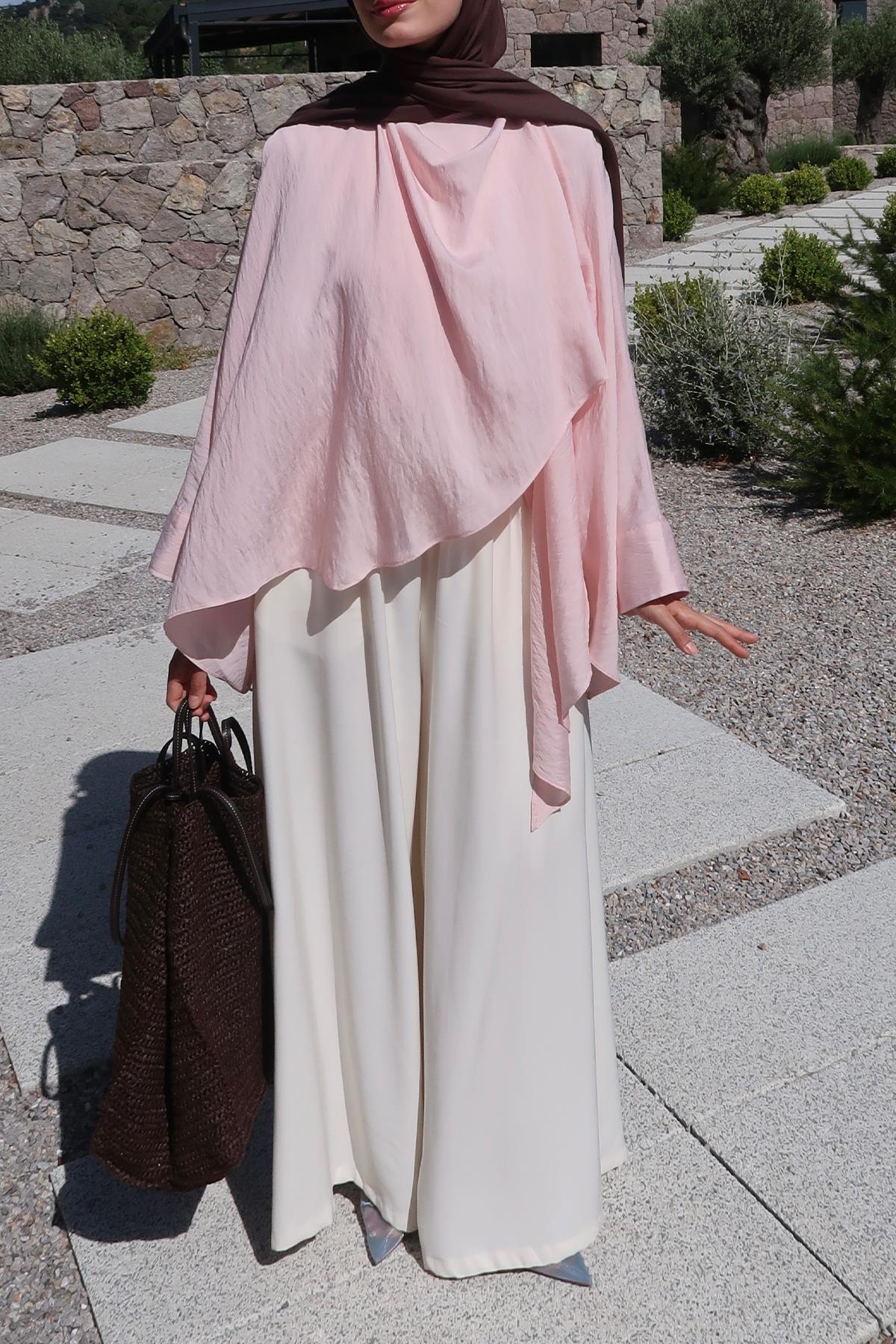 Soft Pembe Luce Bluz 