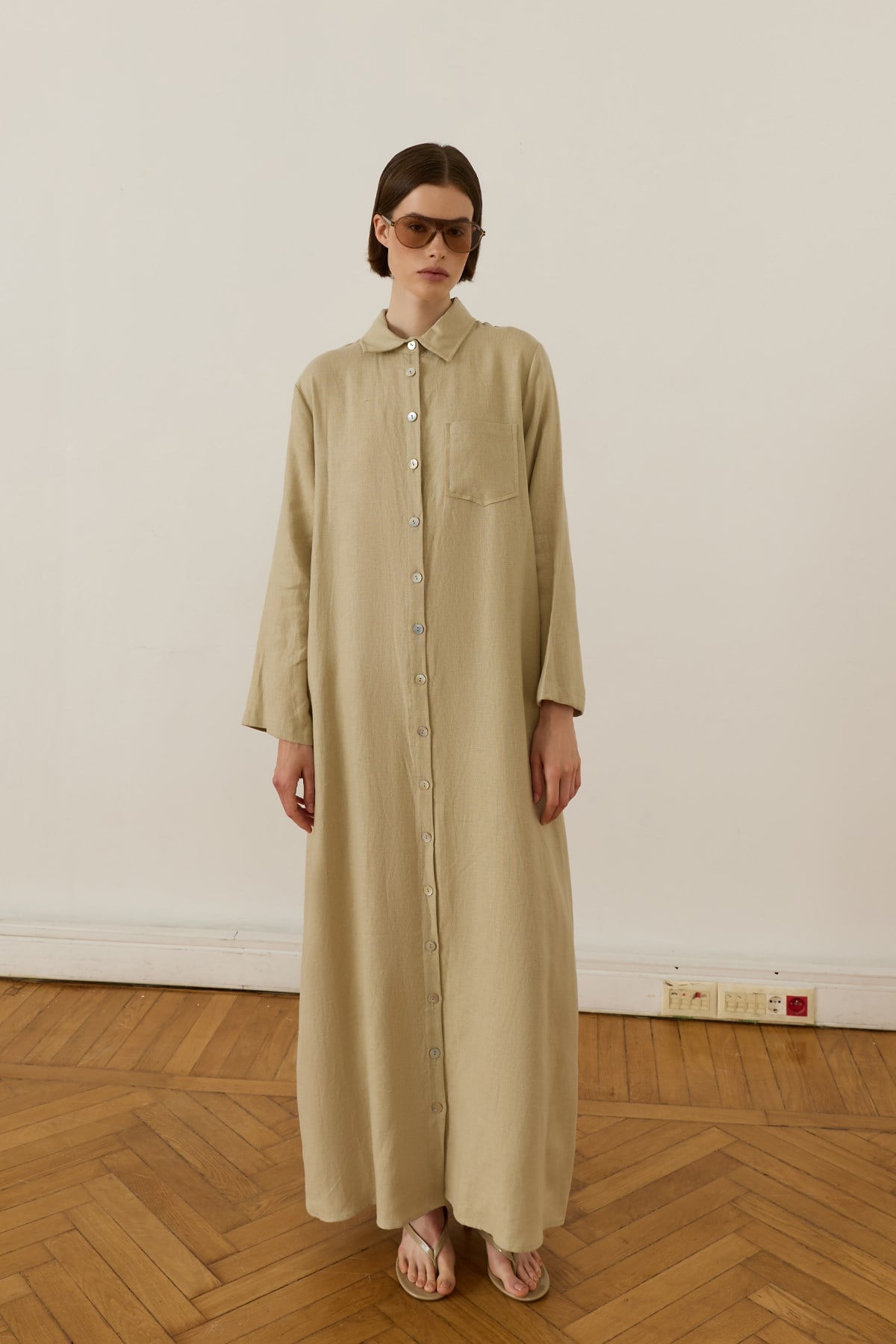 Sage Green Sondos Dress 