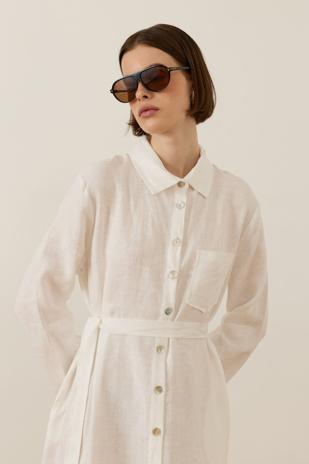 White Sondos Dress 
