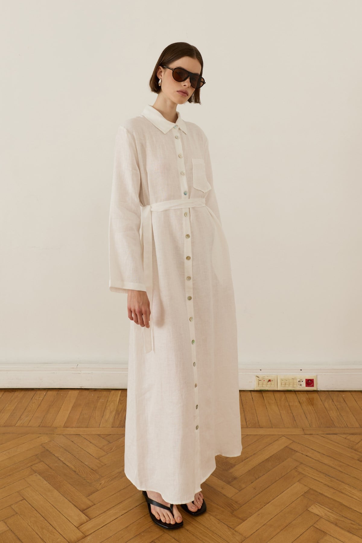 White Sondos Dress 
