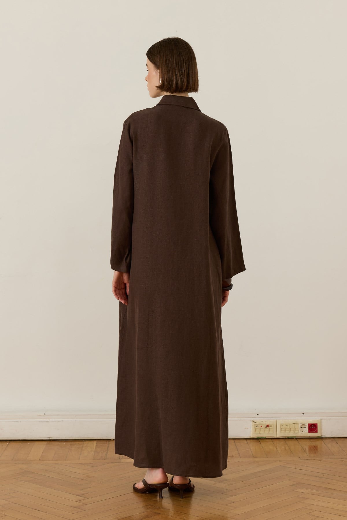 Brown Sondos Dress 
