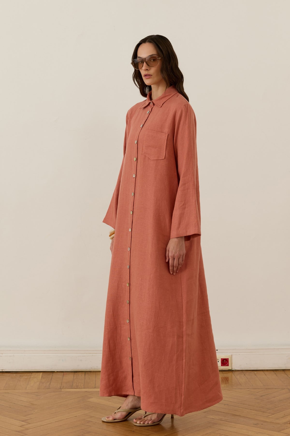 Terracotta Sondos Dress 