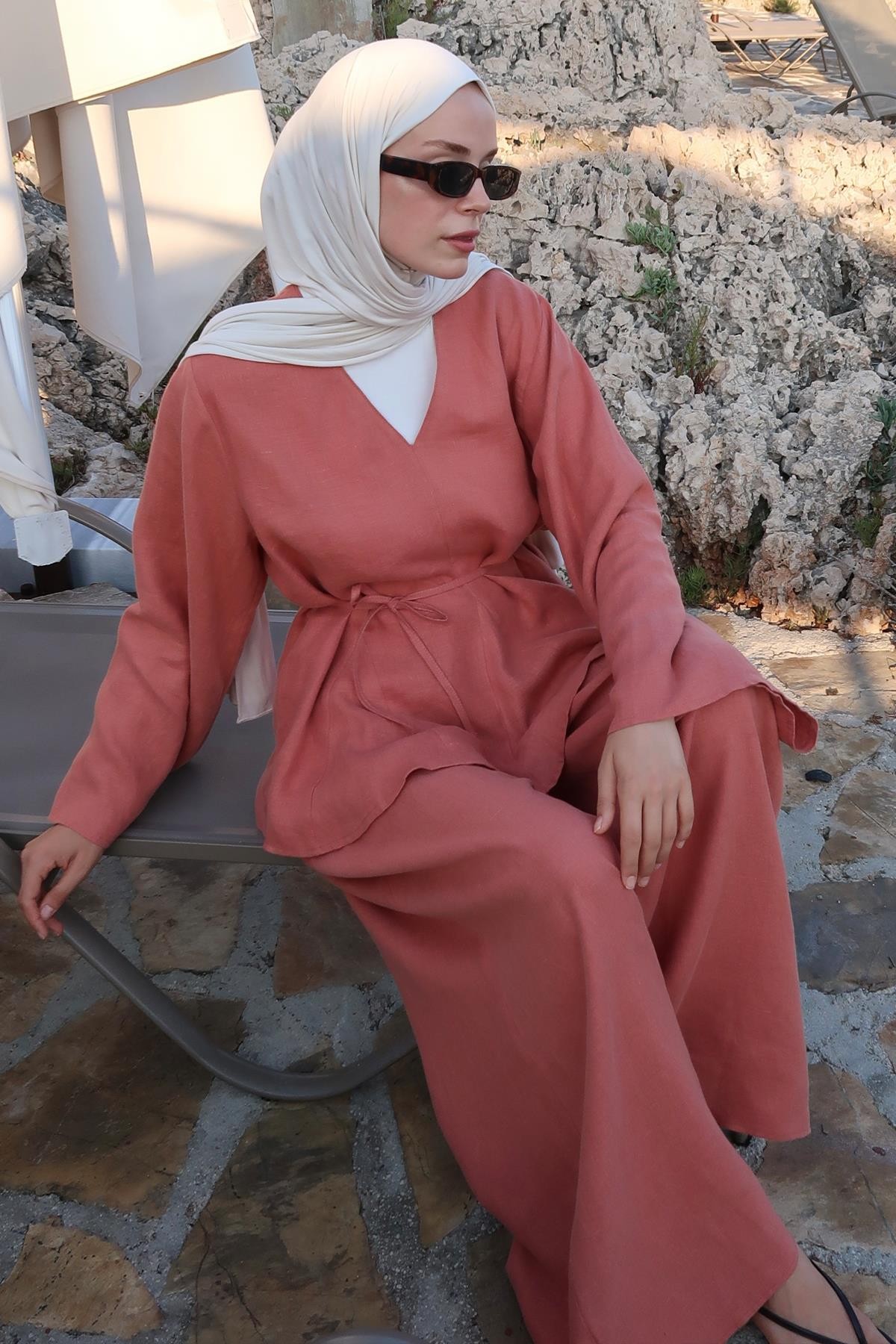 Terracotta Layal Bluz