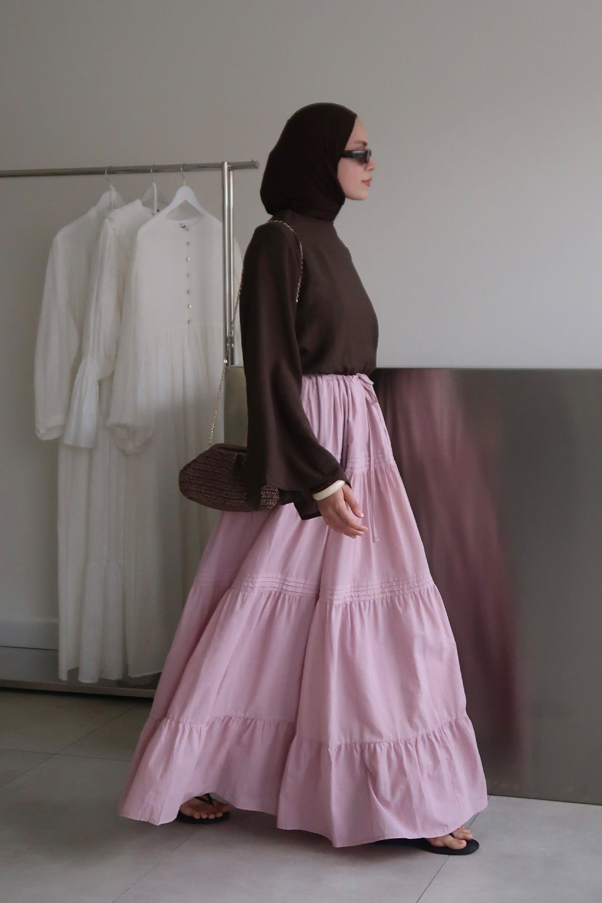 Pembe Vesper Vual Etek