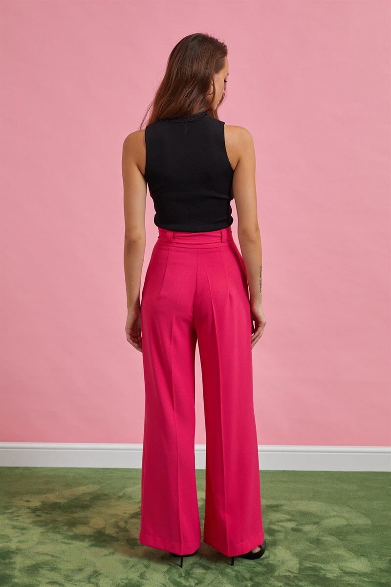 Orkide Kuşaklı İspanyol Paça PantolonST060W20597001