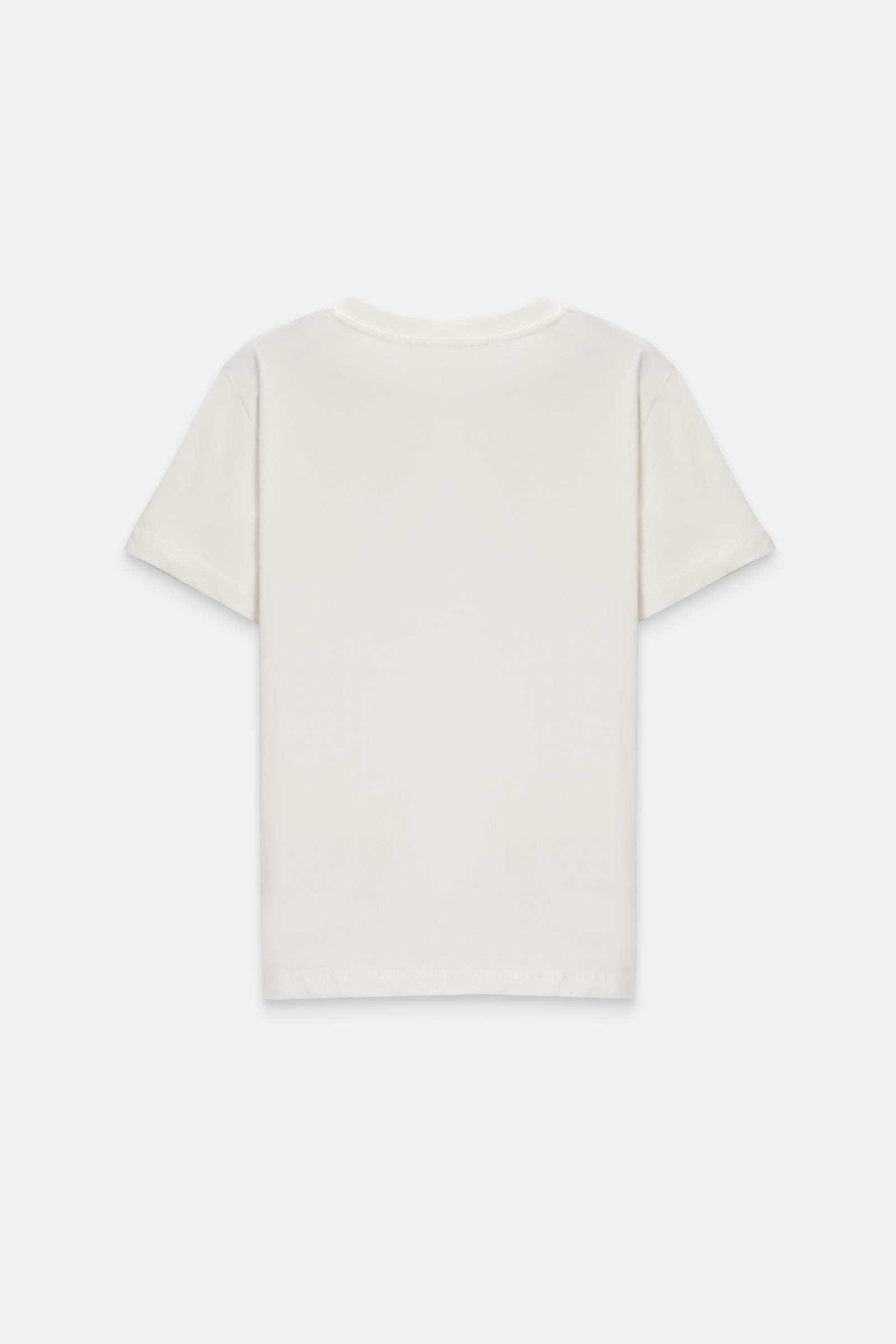 Ekru 2YB4CTS0439 T-SHIRT Kadın T-Shirt modelleri