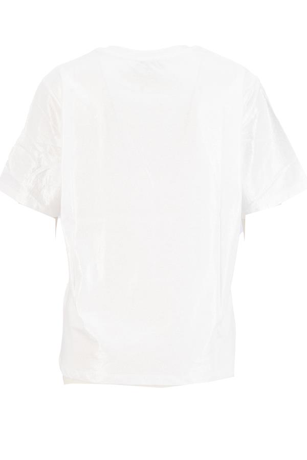 Ekru Bisiklet Yaka Basic T-Shirt Kadın T-Shirt modelleri