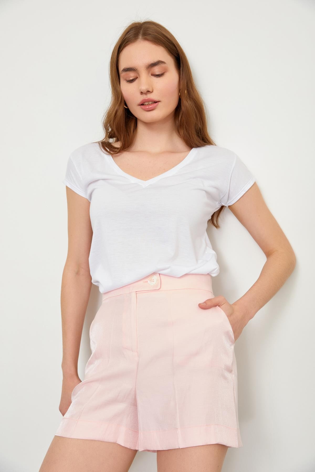 Pembe 1YM2ESR0018 ŞORT Kadın Şort modelleri