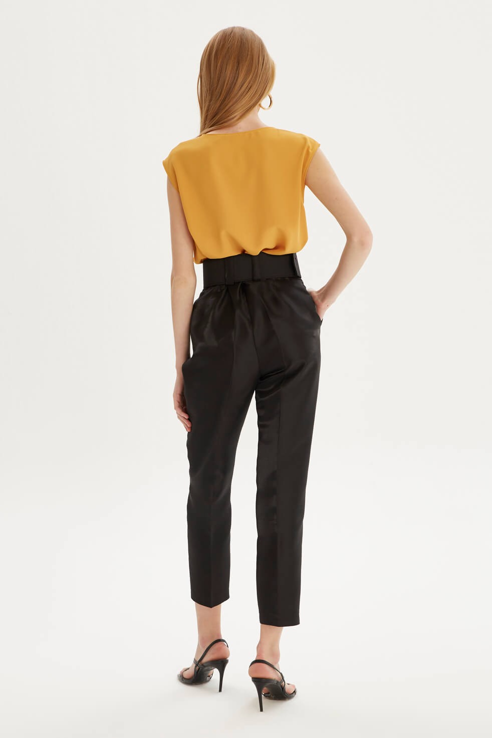 Siyah Normal Bel Normal Paça PantolonST050W2026105