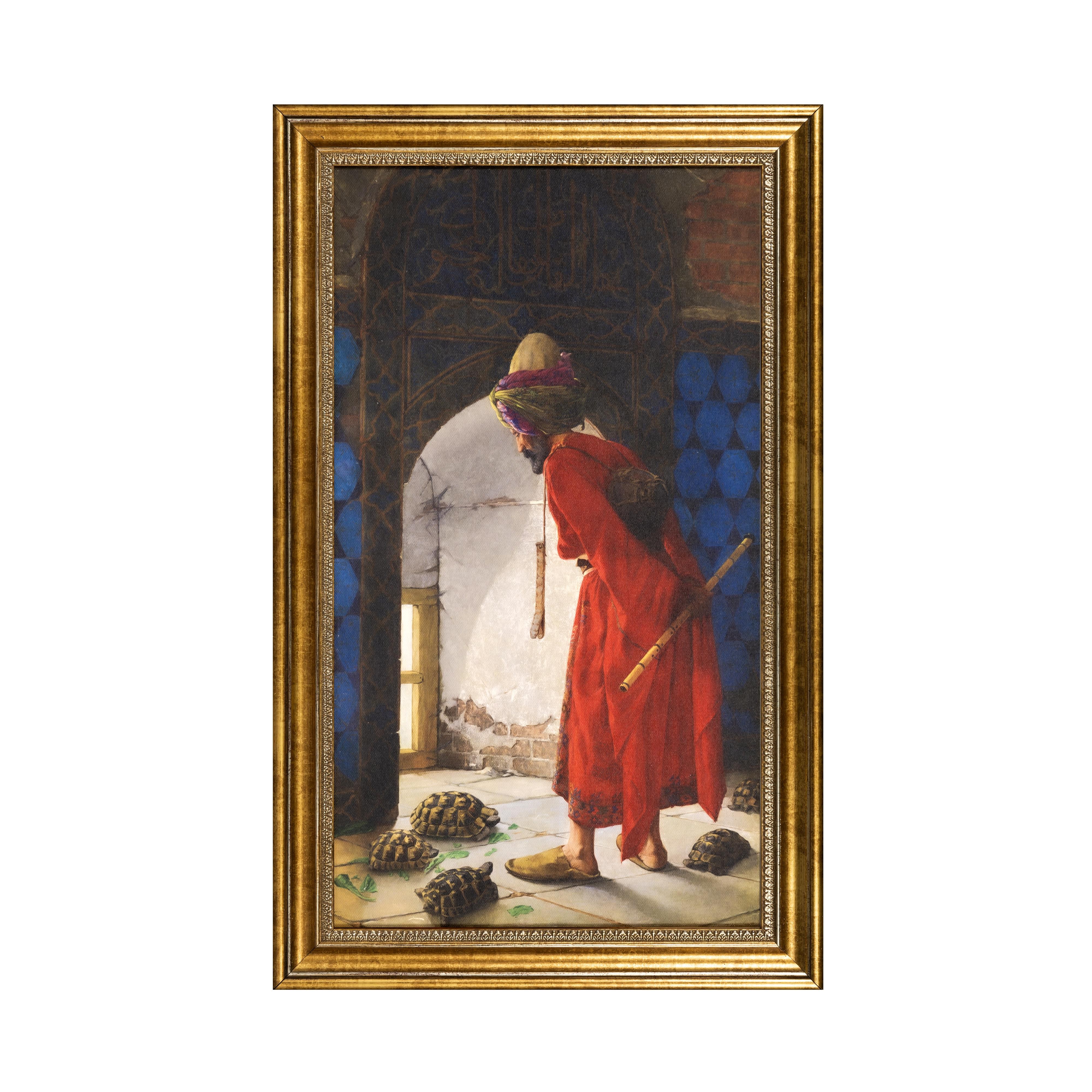 Osman Hamdi Bey Kaplumbağa Terbiyecisi Tablo