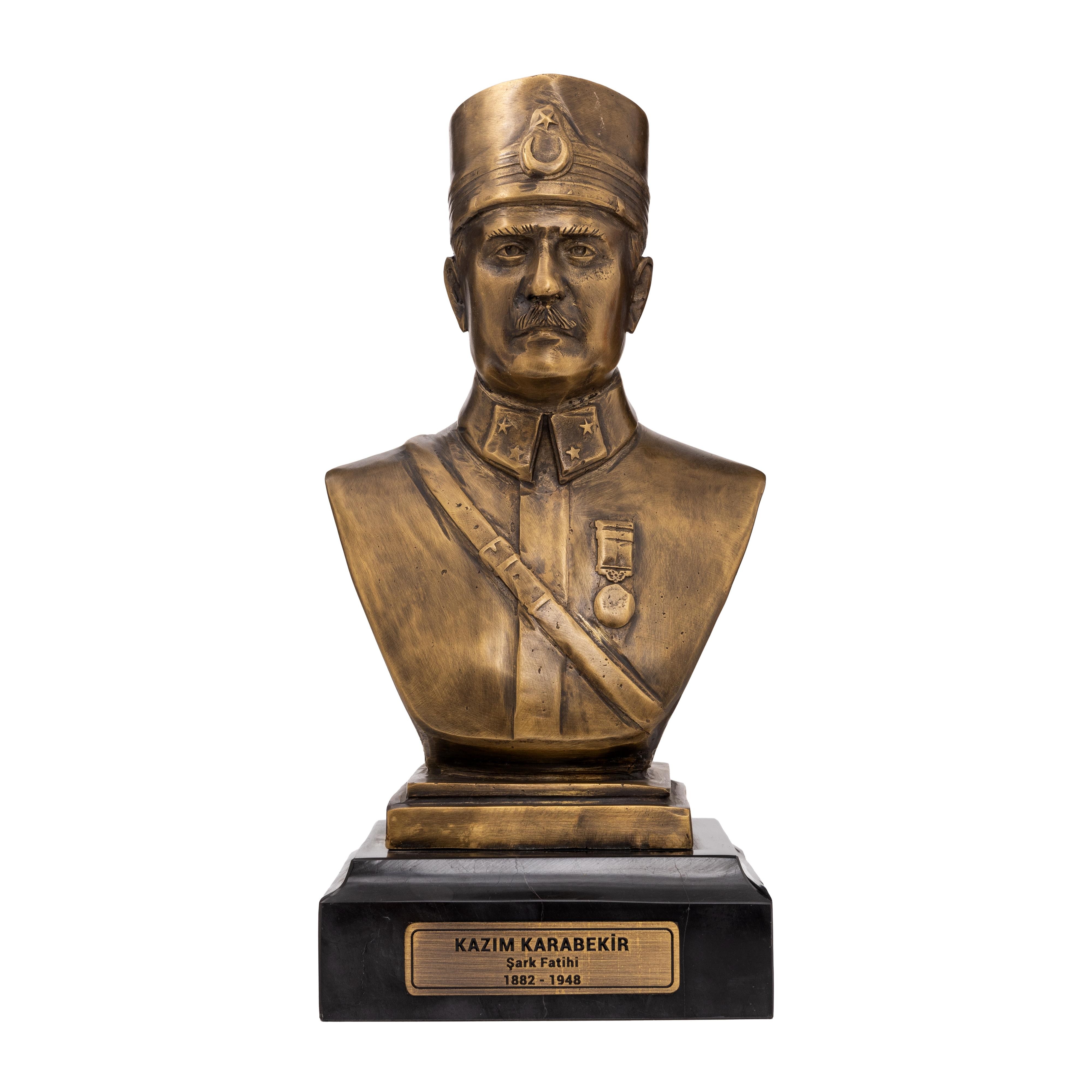 Kazım Karabekir Bronz Döküm Büst