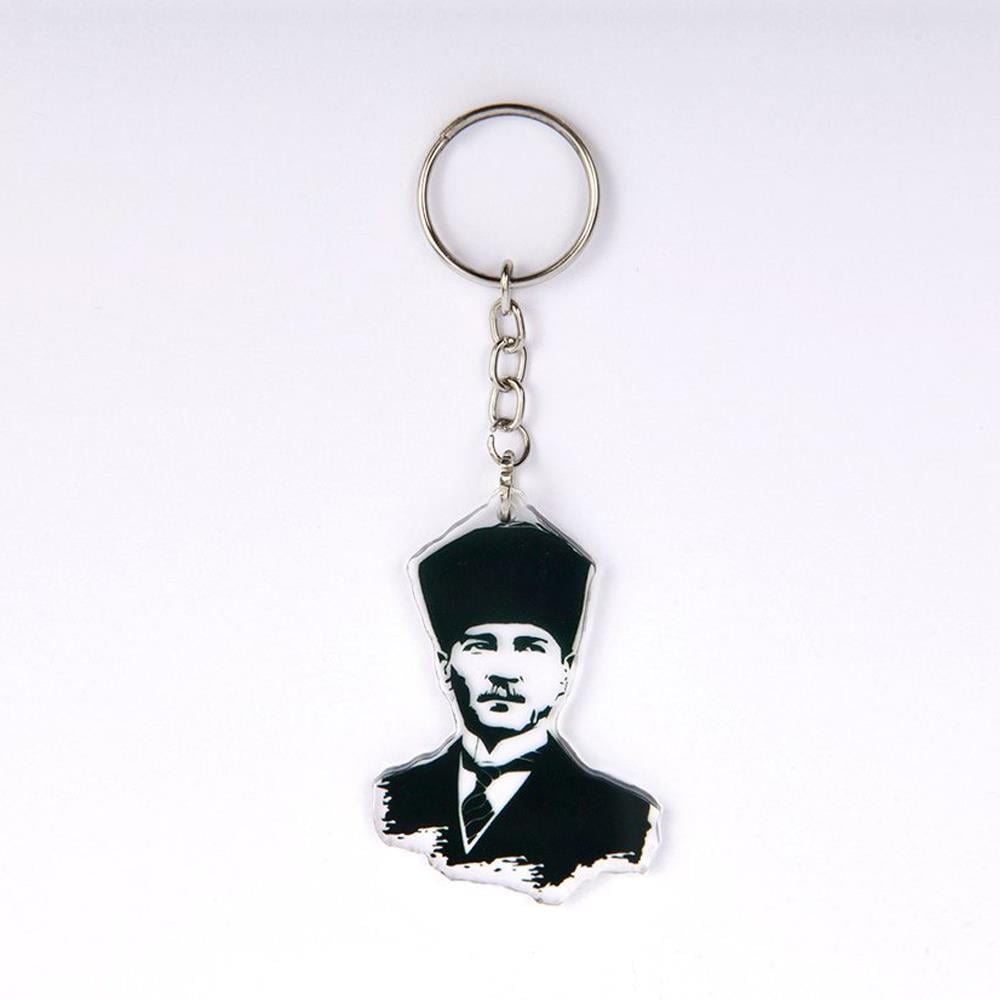 Atatürk Portresi Pleksi Anahtarlık