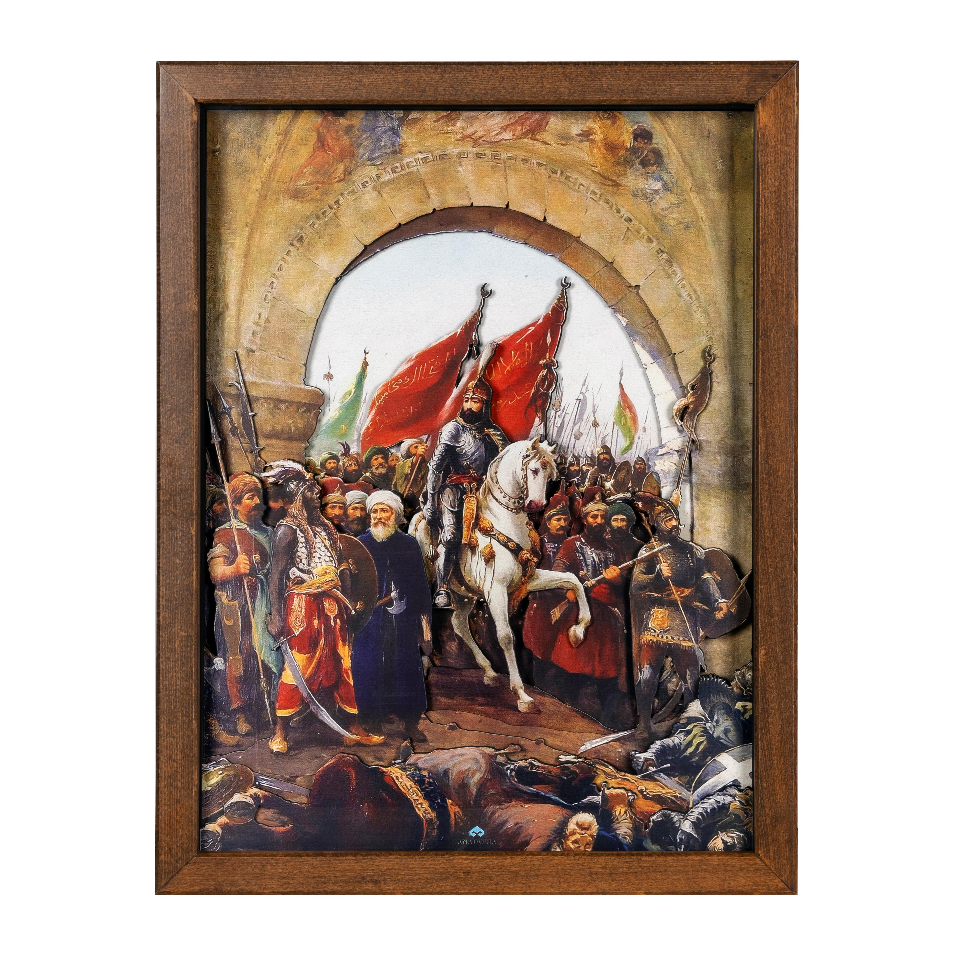 Fausto Zonaro, Sultan Mehmed'in İstanbul'a Girişi 3 Boyutlu Tablo