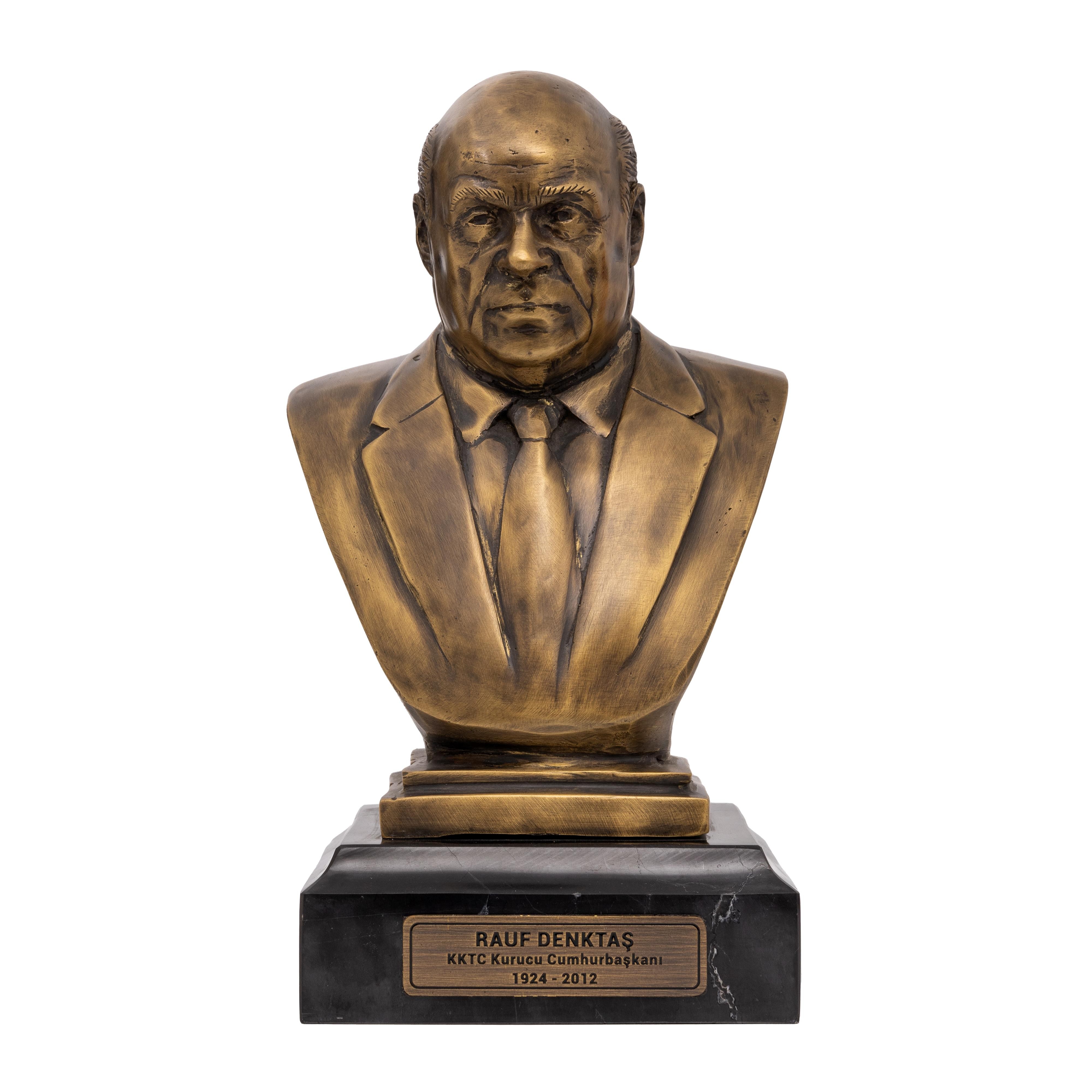 Rauf Denktaş Bronz Döküm Büst