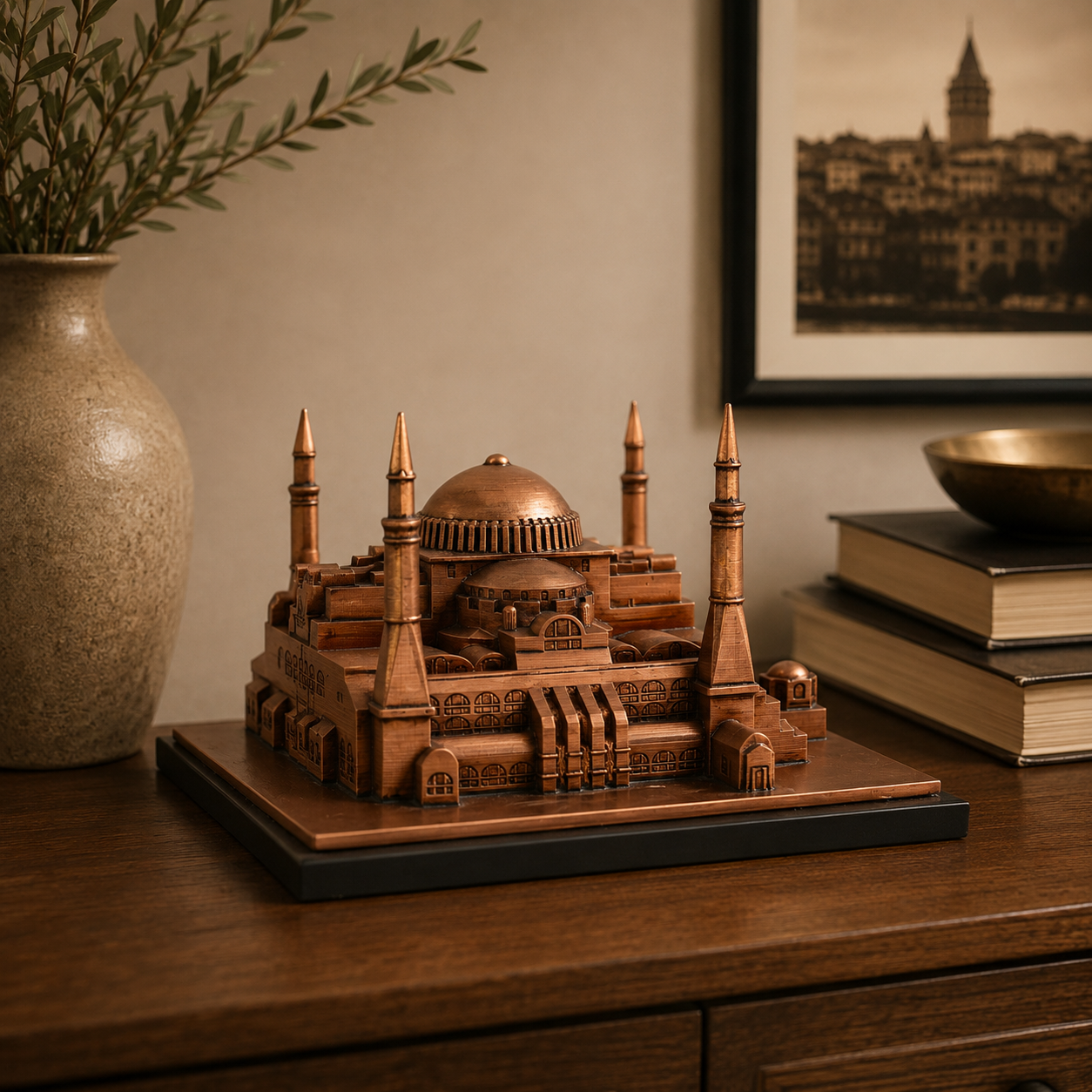 Ayasofya Camii Bronz Kaplama Heykel