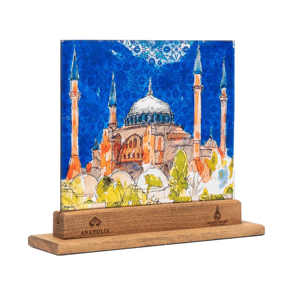 Ayasofya Camii Büyük Boy Dekoratif Cam Obje