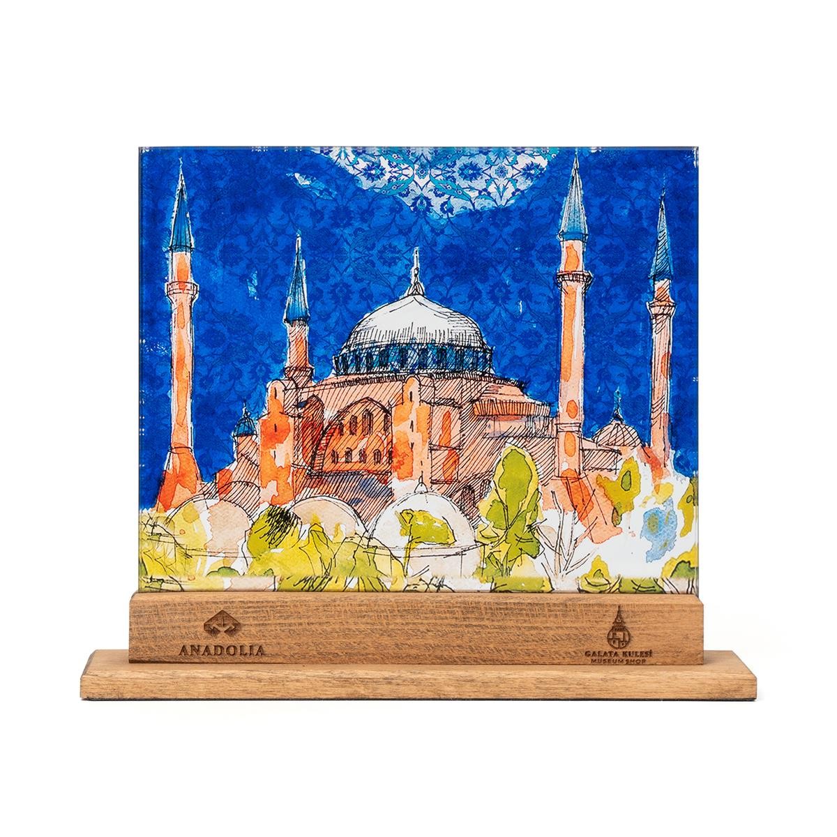 Ayasofya Camii Büyük Boy Dekoratif Cam Obje