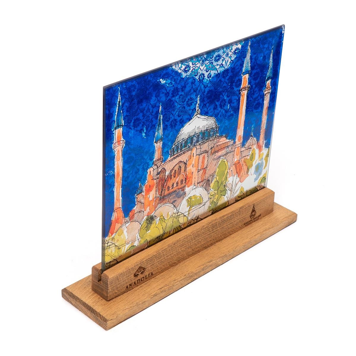 Ayasofya Camii Büyük Boy Dekoratif Cam Obje