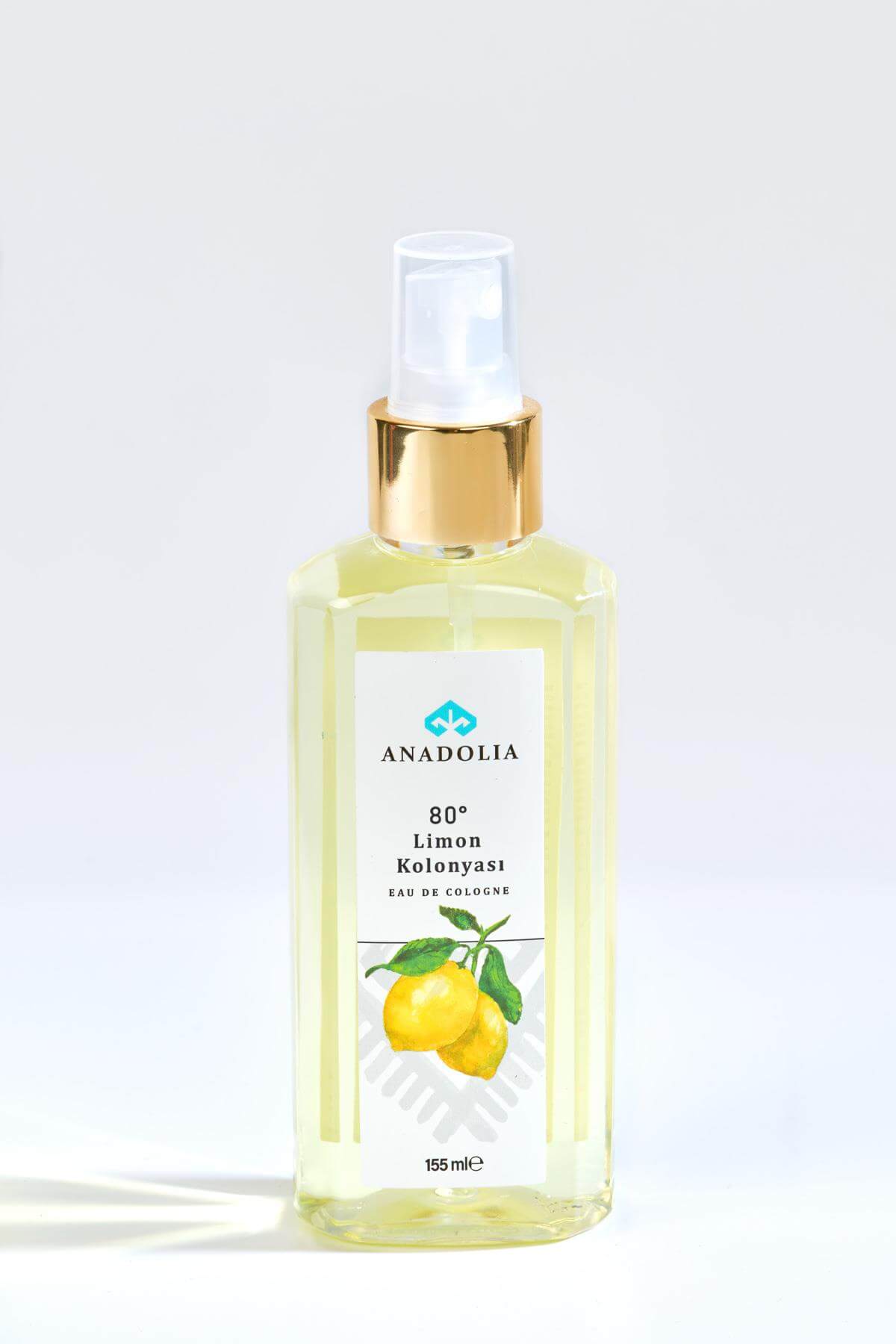 Anadolia Limon Kokulu 80° Sprey Kolonya 155 ml
