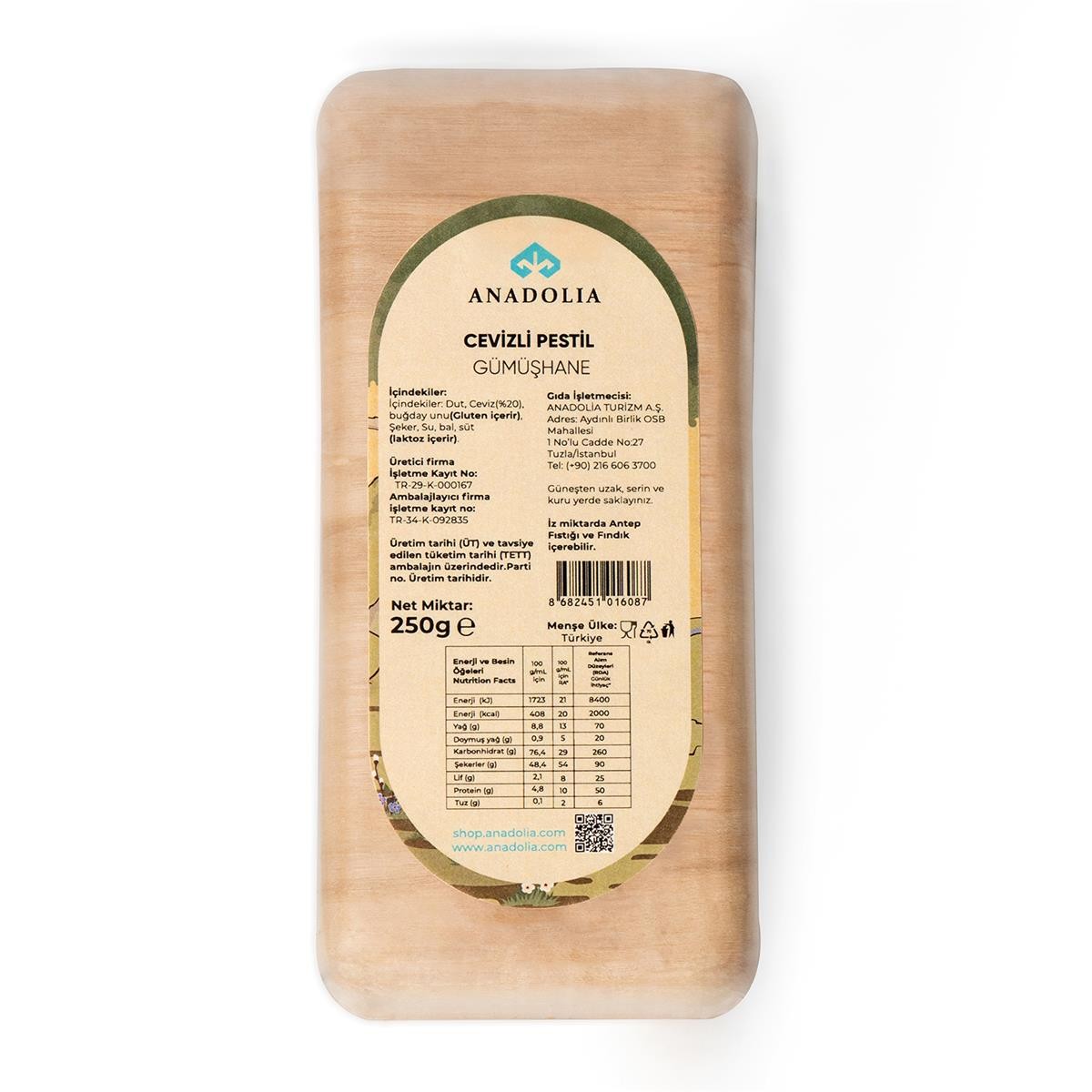 Cevizli Pestil Gümüşhane 250 gr