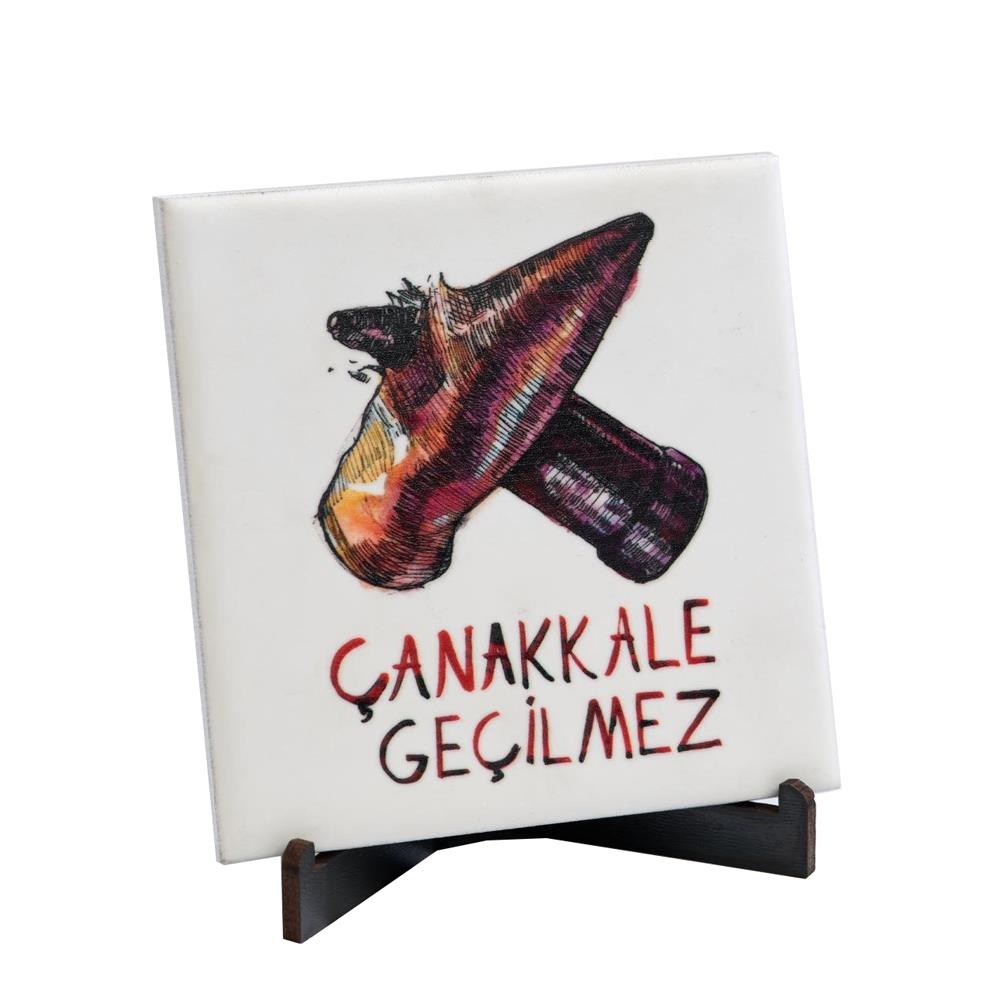 Çarpışan Kurşunlar Seramik Pano