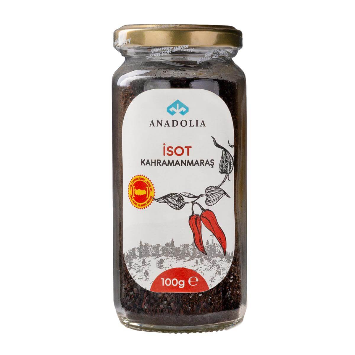 Kahramanmaraş İsot Cam Şişe 100 g
