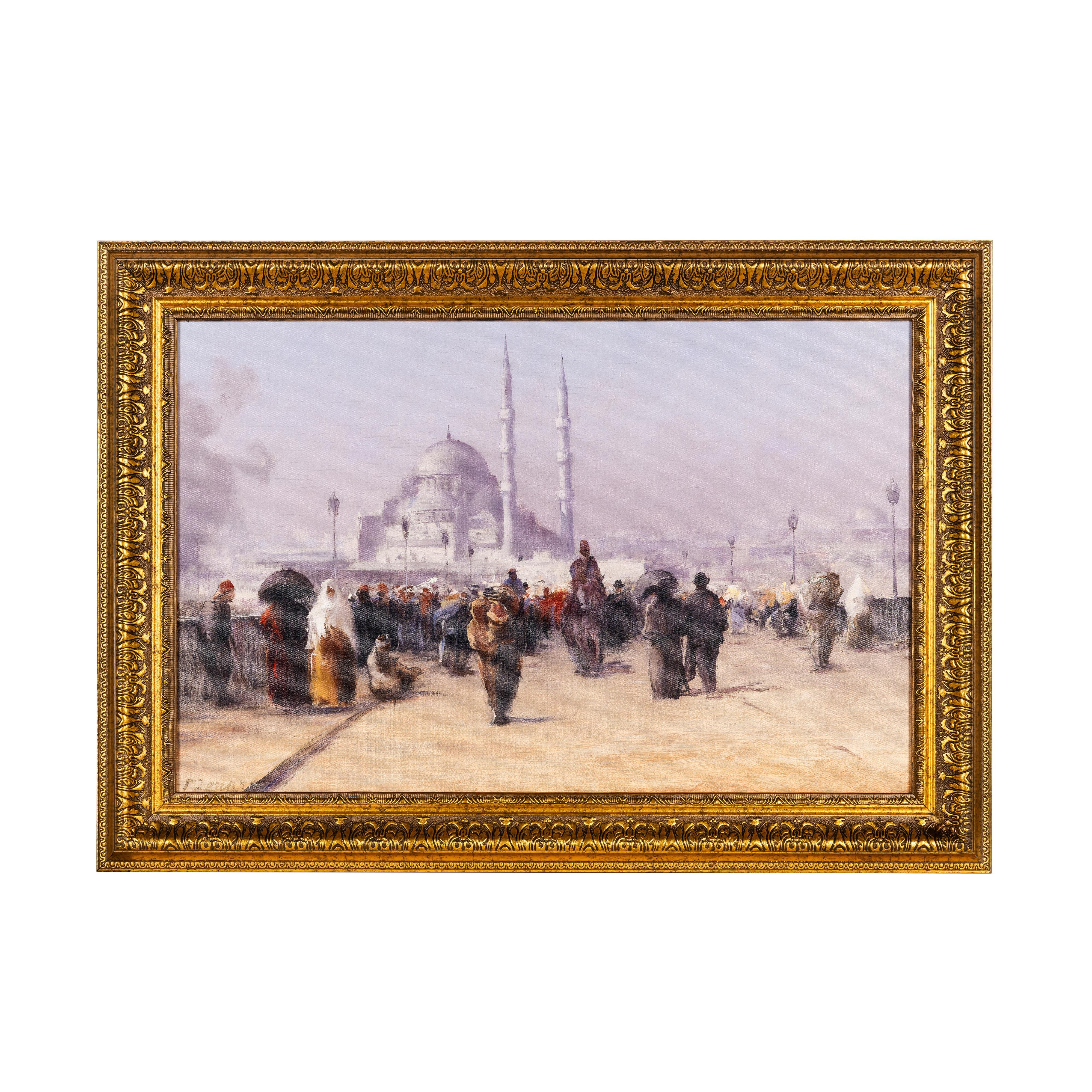 Fausto Zonaro, Galata Köprüsü Orta Boy Tablo