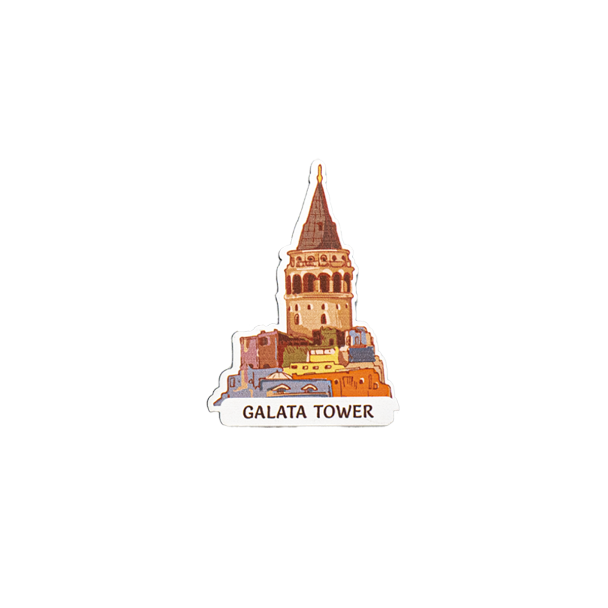 Galata Tower Mdf Magnet