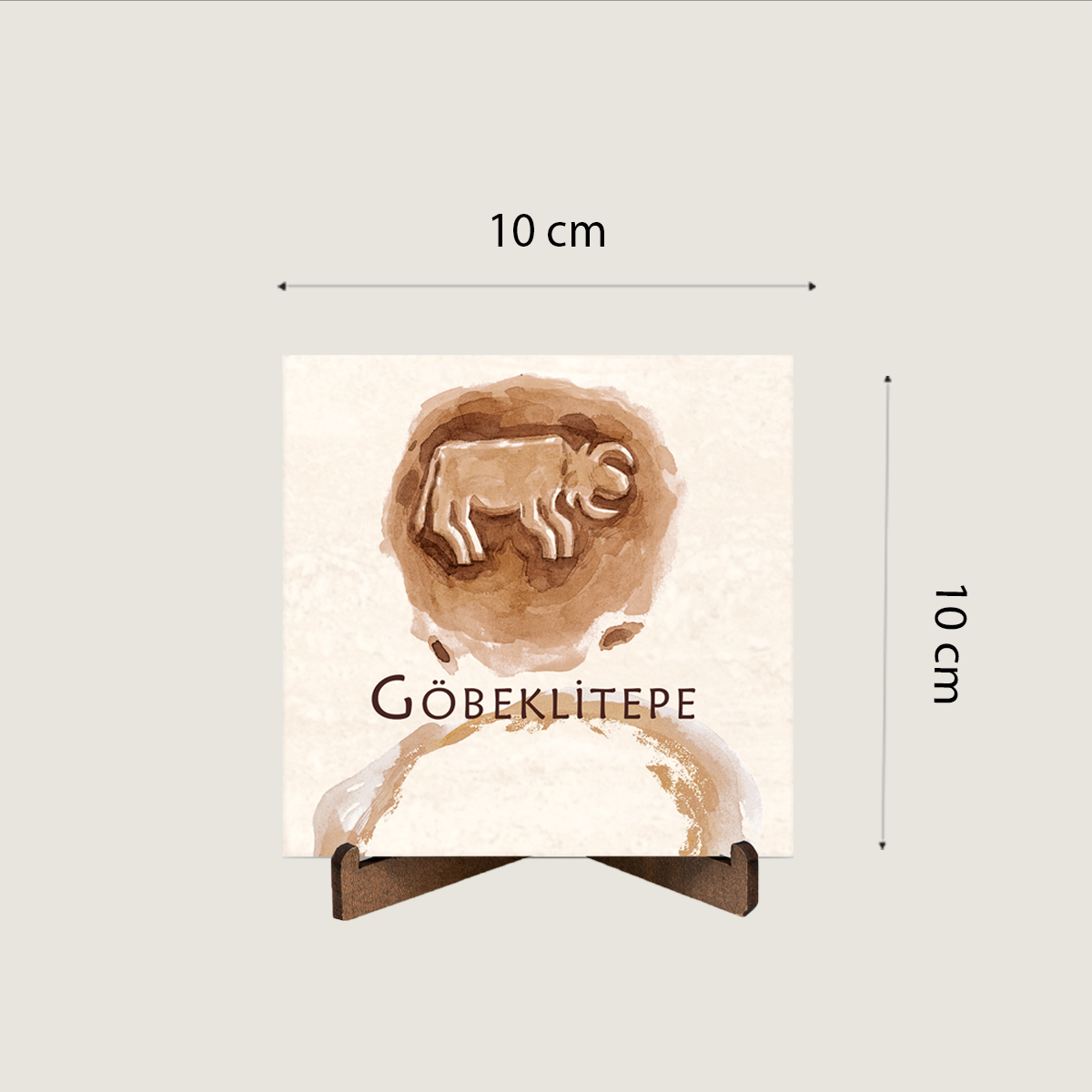Göbeklitepe Serisi Öküz Traverten Pano