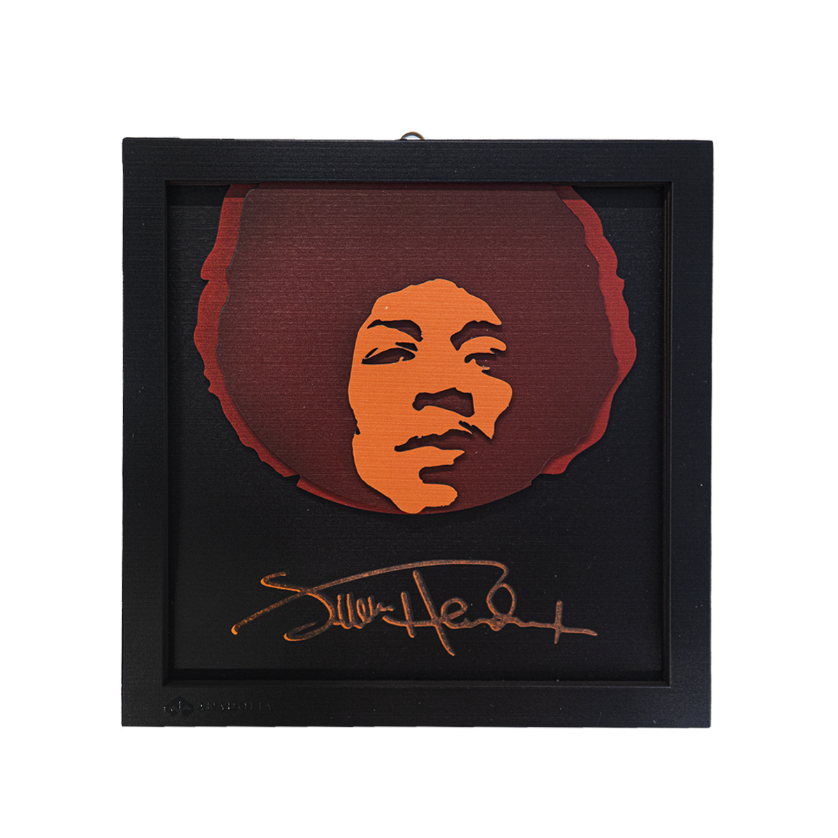 Jimi Hendrix Ahşap Duvar Panosu
