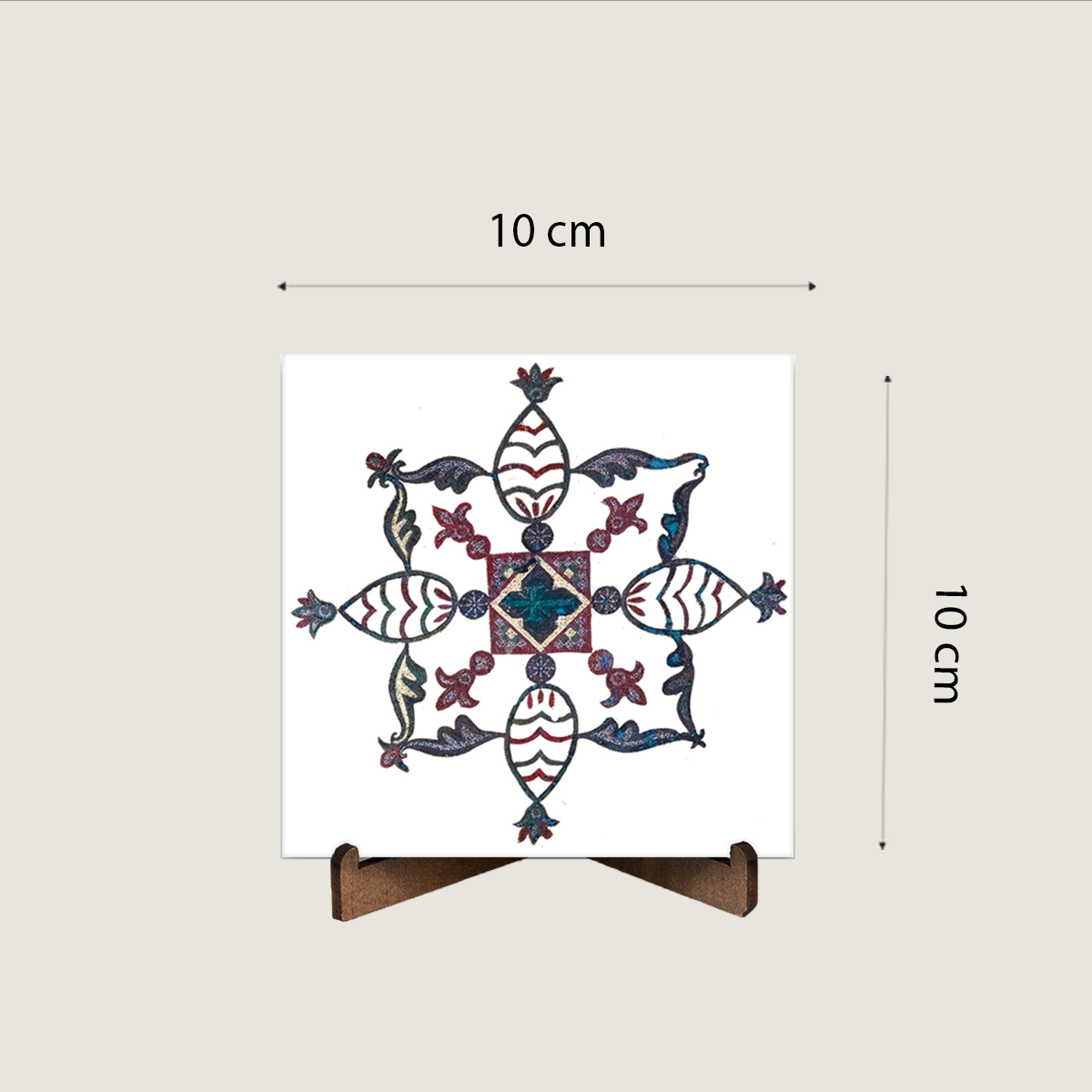 Kalemişi Kare Motif Seramik Pano