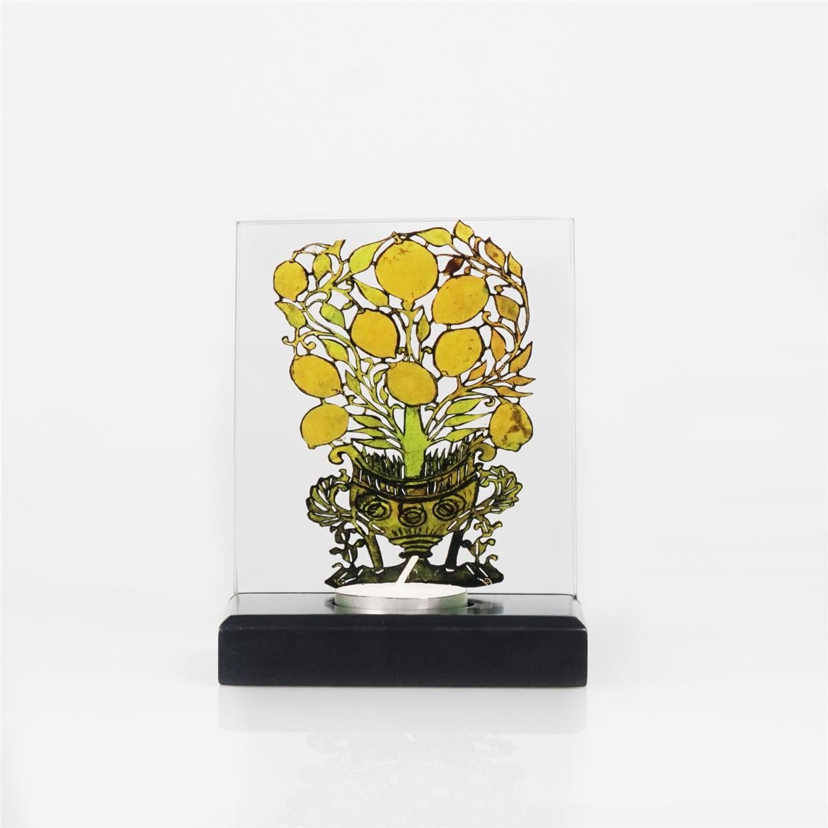 Limon Ağacı Tekli Mumluk