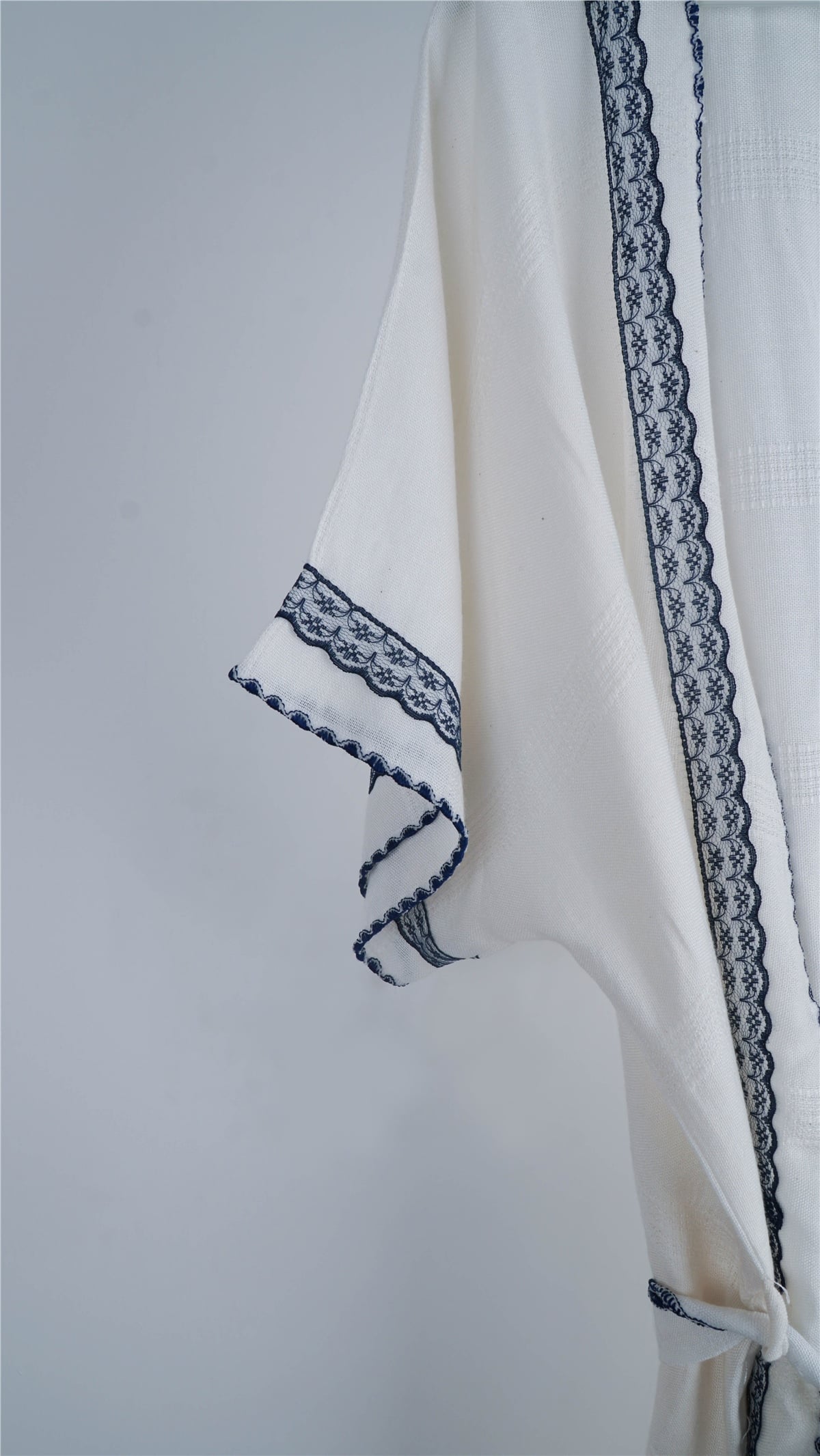 Mavi Dantelli Kimono