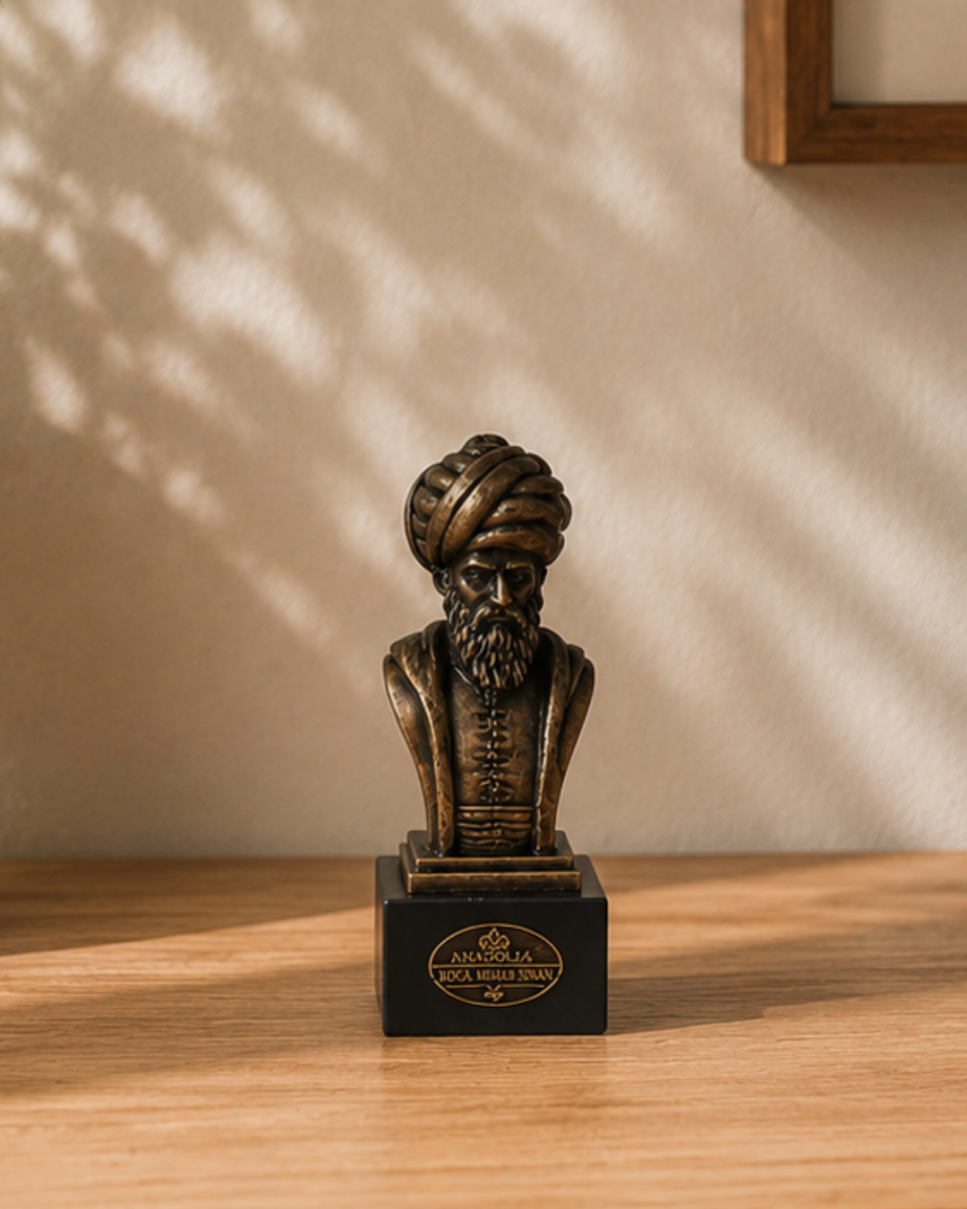 Mimar Sinan Büst Mermerit Heykel
