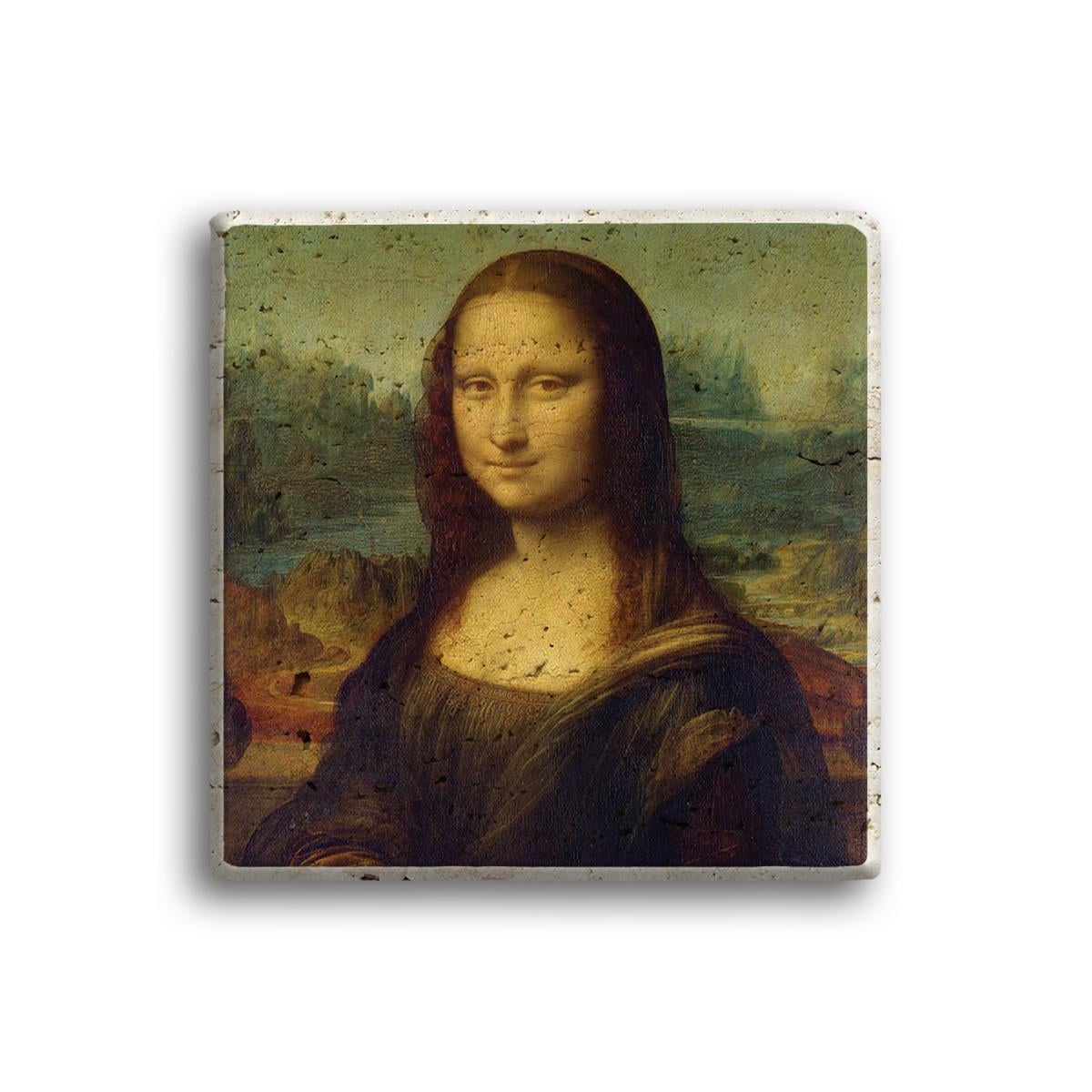 Mona Lisa Traverten Magnet