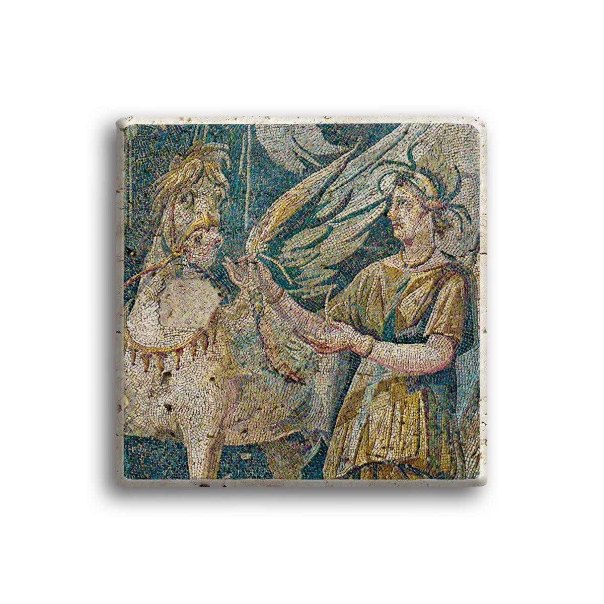 Pegasus Mozaiği Traverten Magnet