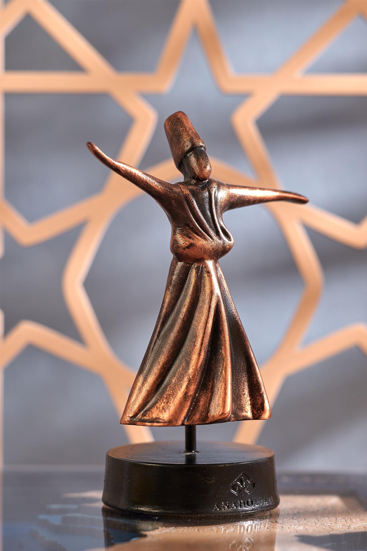 Semazen Heykel Kaideli Bronz