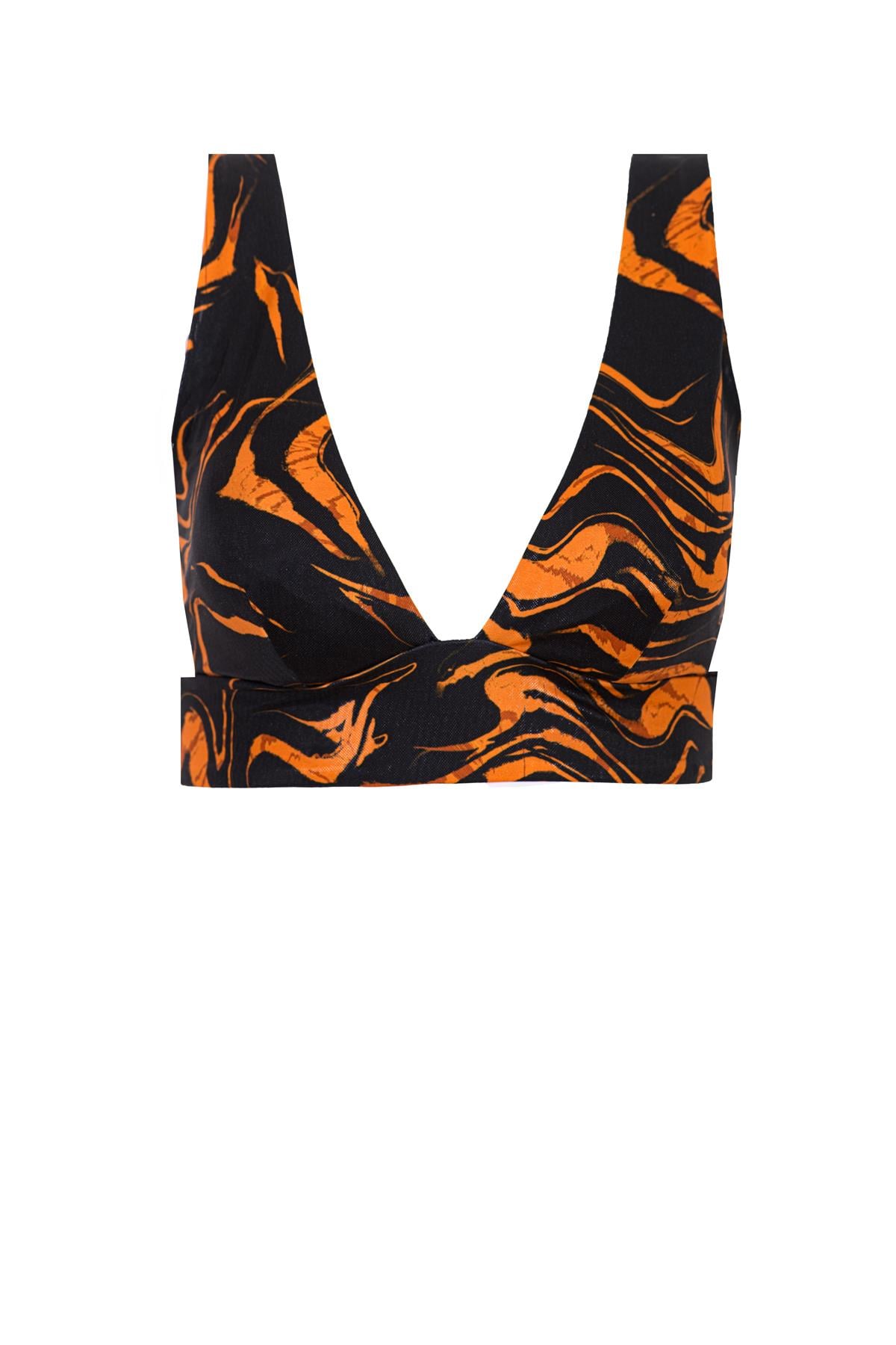 Amber Deep V Top