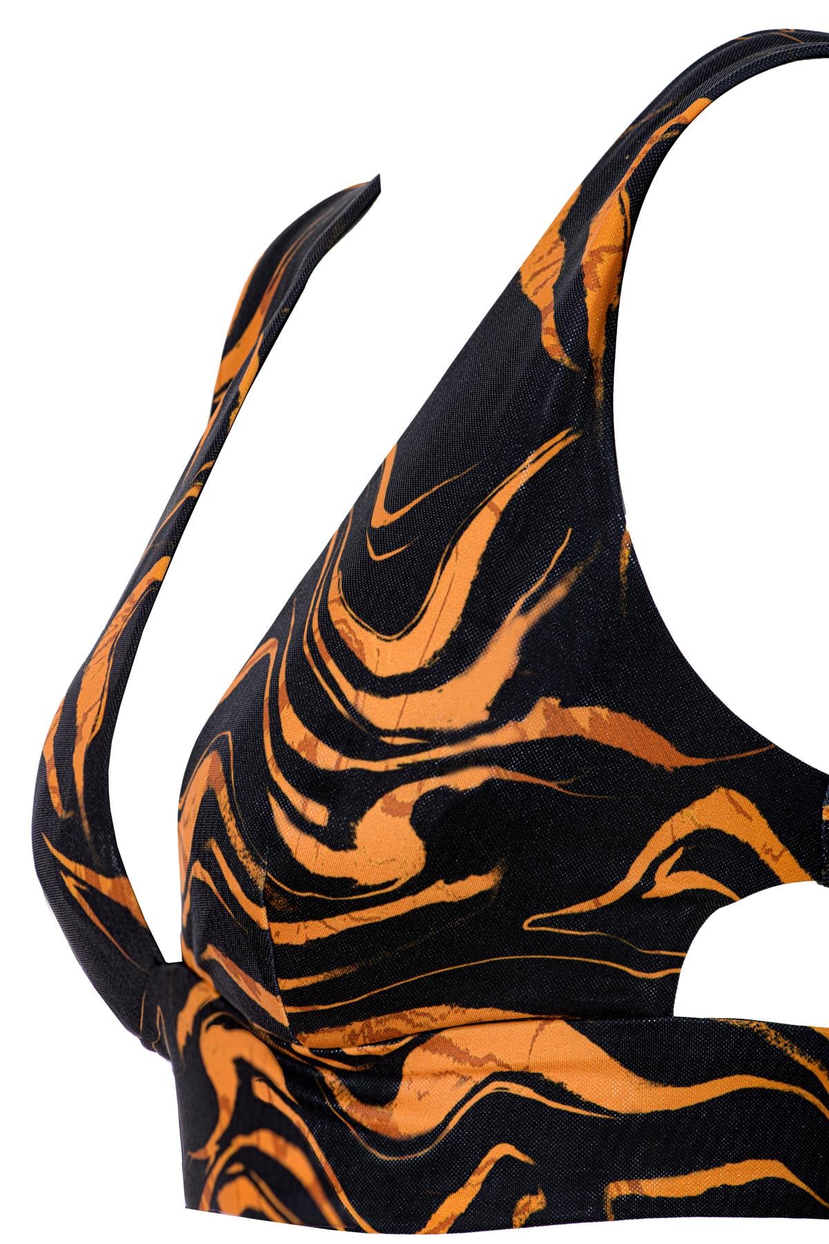 Amber Deep V Top