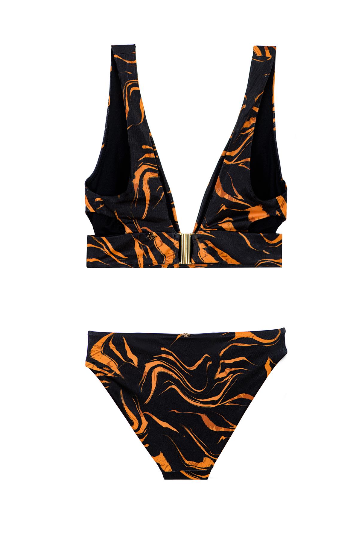 Amber Deep V Top