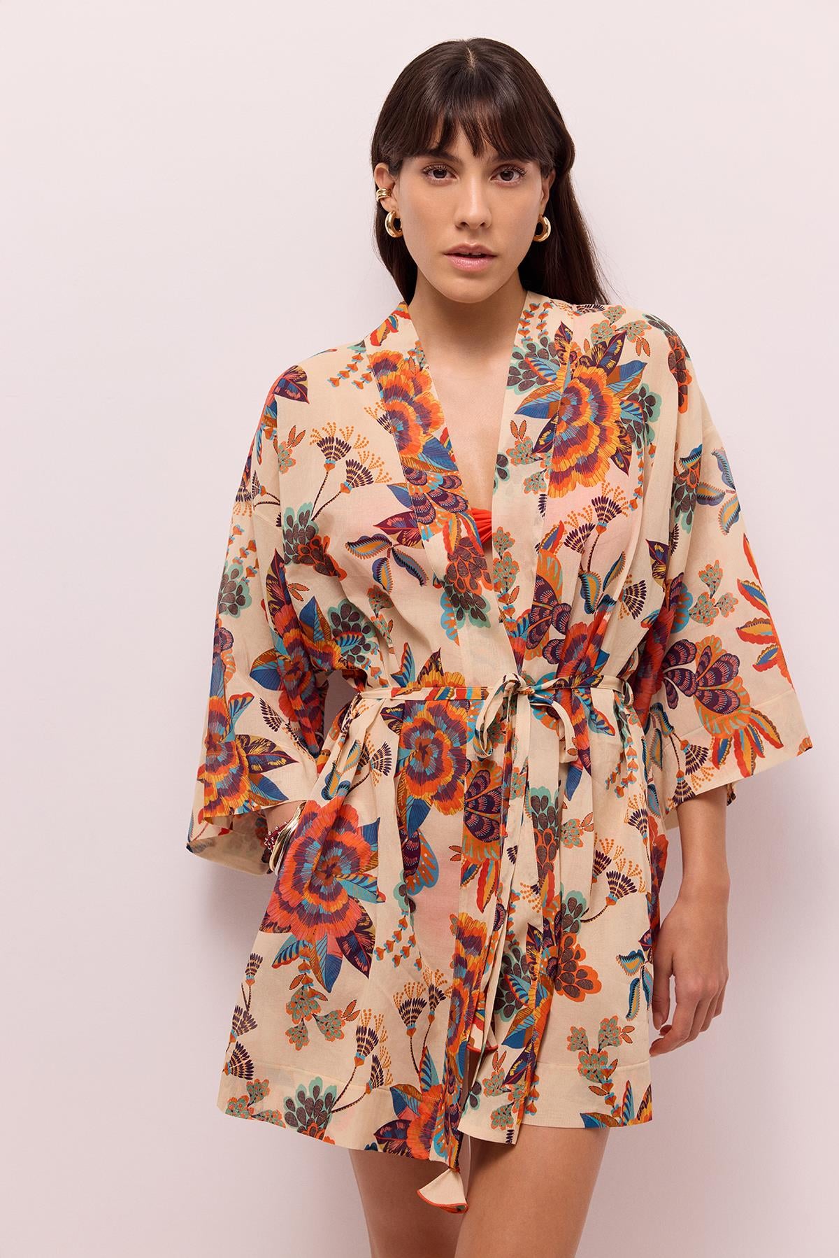 Ammolite Short Kimono