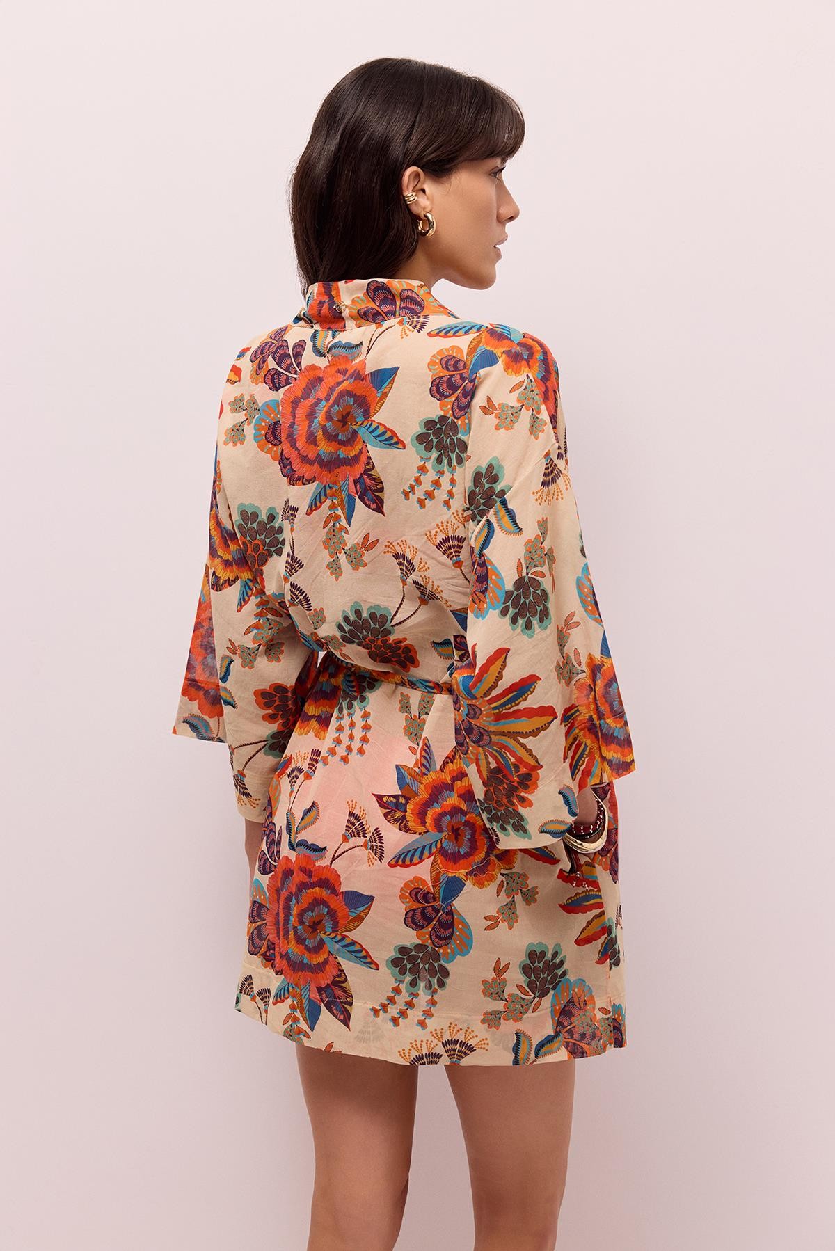 Ammolite Short Kimono