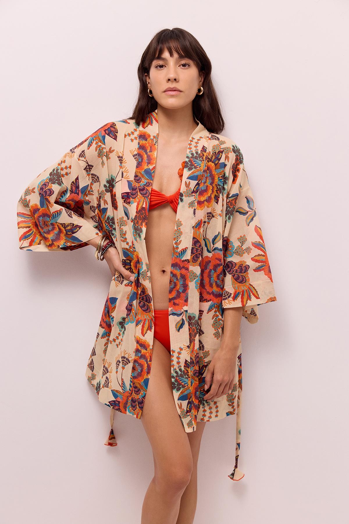Ammolite Short Kimono