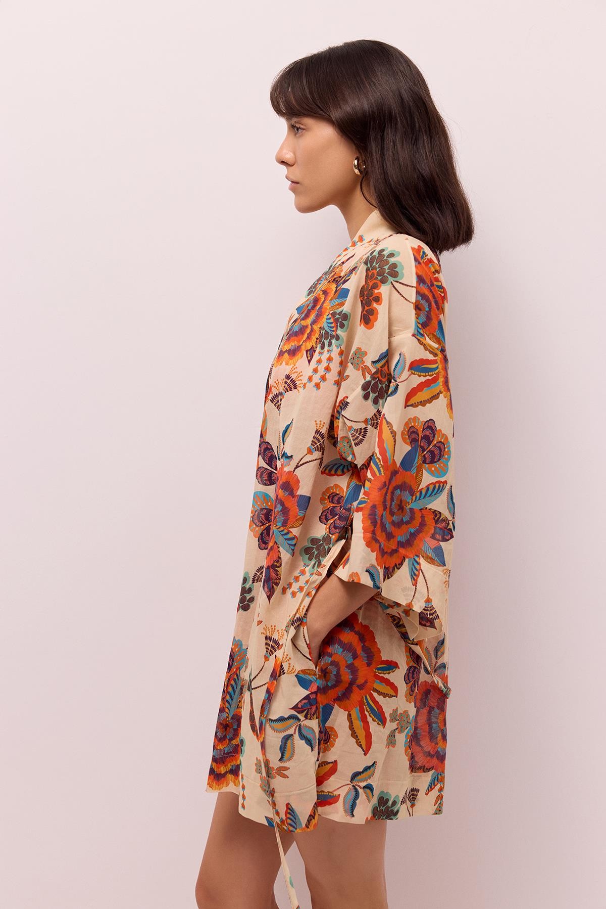 Ammolite Short Kimono