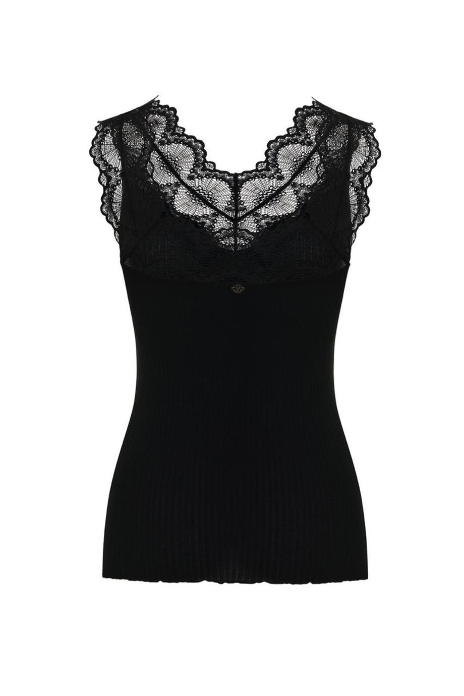 DAHLIA DANTEL DETAYLI ATLET SİYAH