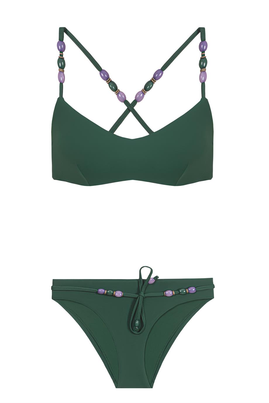 DIANA BALEN TOP DARK GREEN