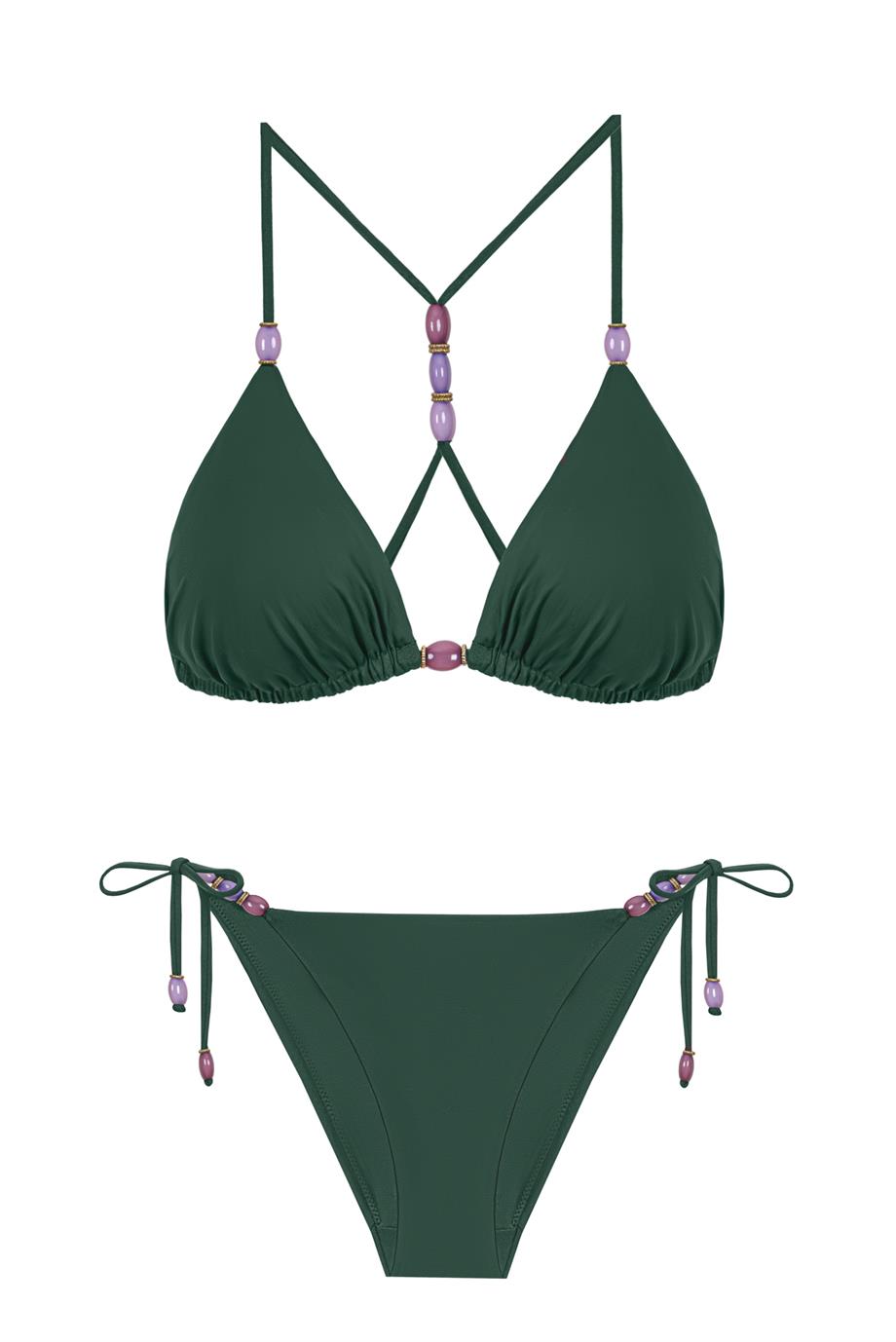 DIANA TRIANGLE TOP DARK GREEN